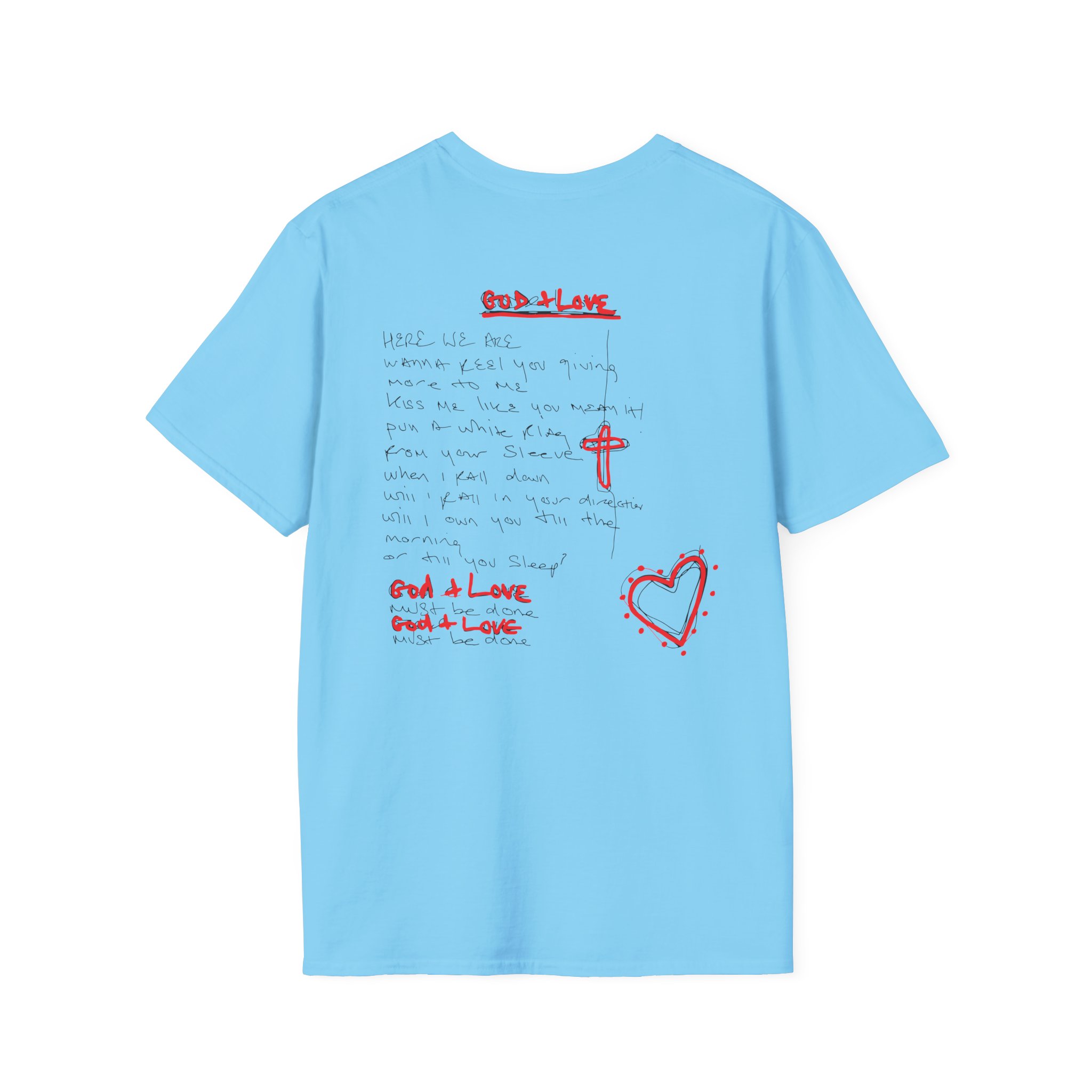 Boy George God & Love Unisex Softstyle T-Shirt