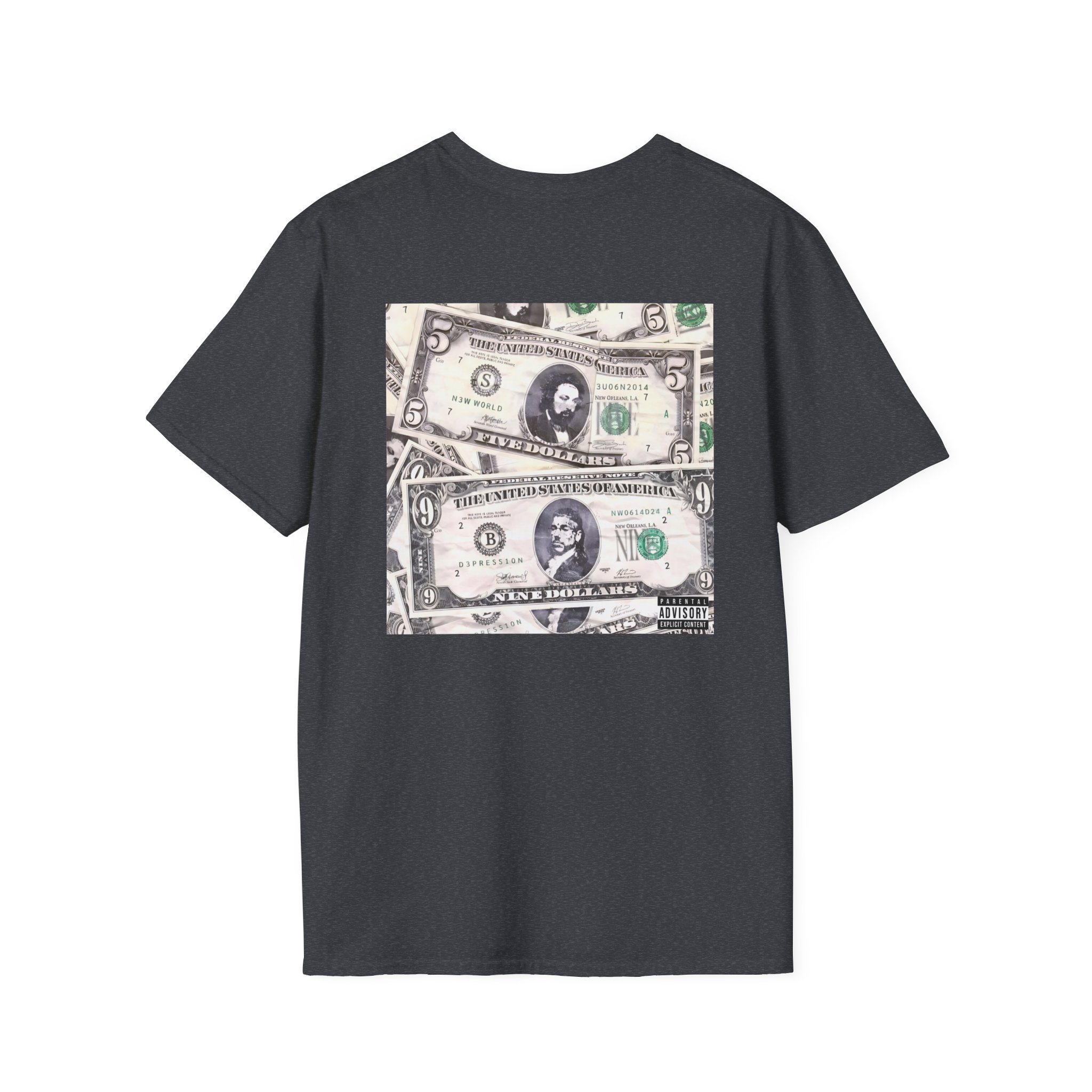 Suicide Boys World Depression Album Cover 2 Unisex Softstyle T-Shirt