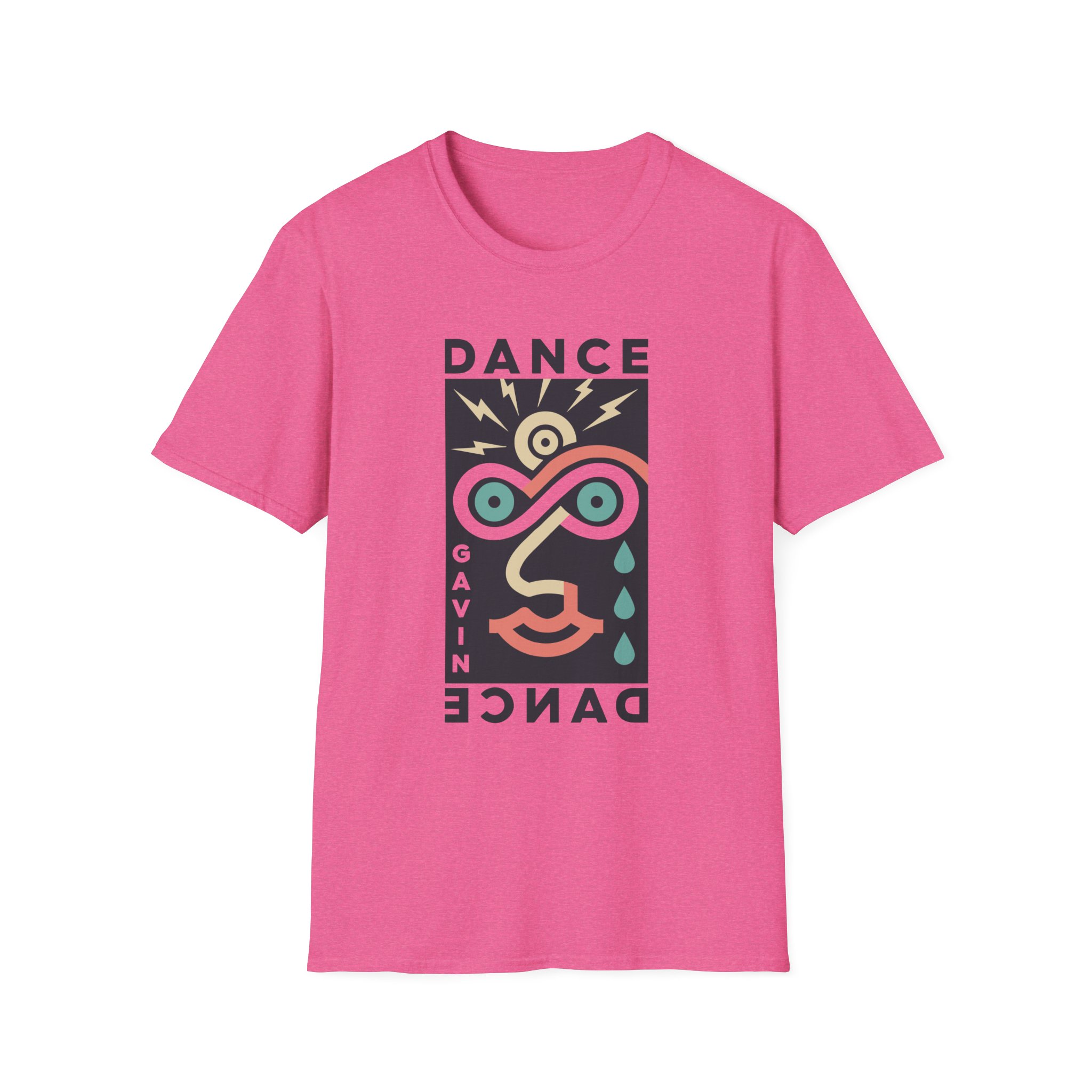 Dance Gavin Dance 8 Faces Unisex Softstyle T-Shirt