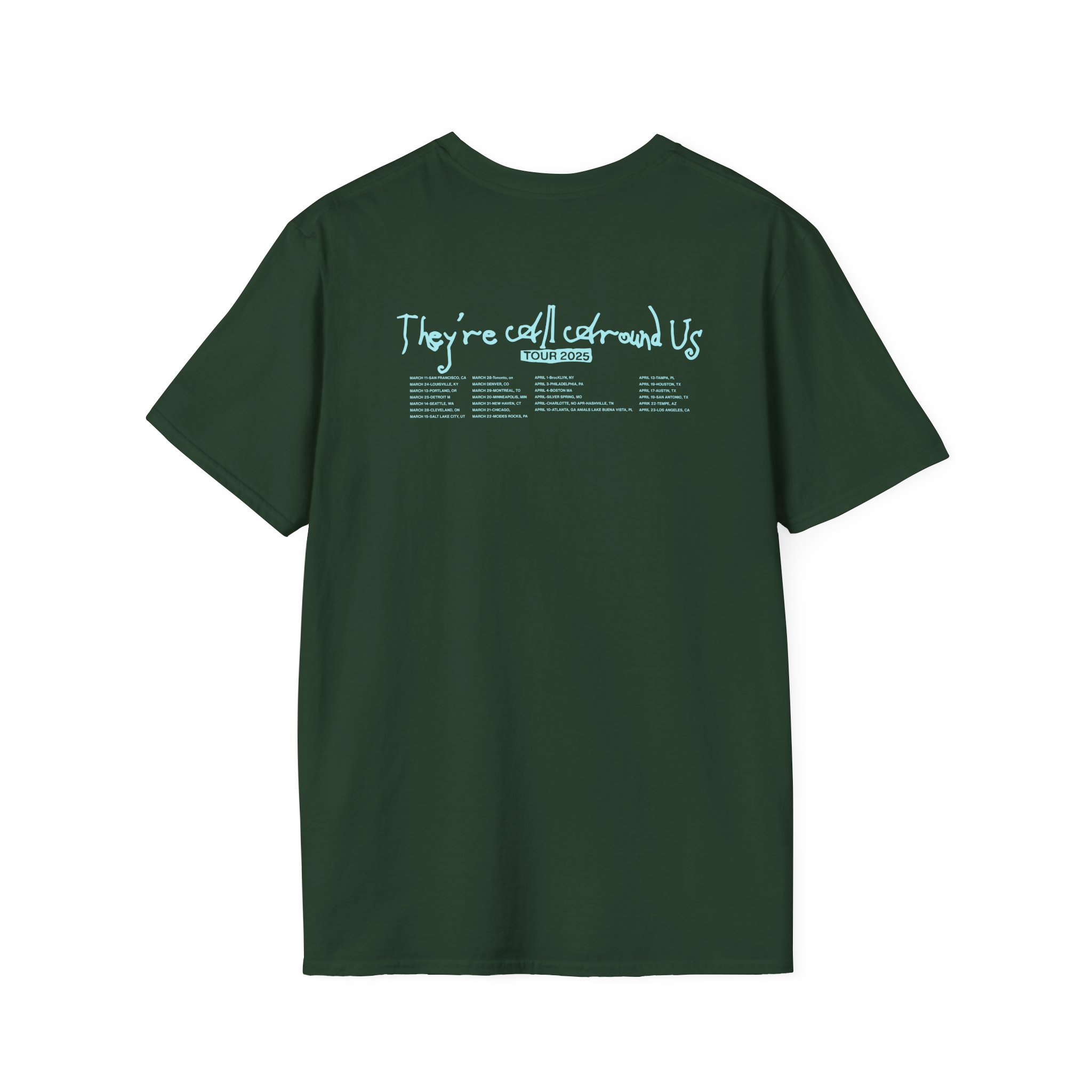 Poppy They Are All Around Us Tour Unisex Softstyle T-Shirt
