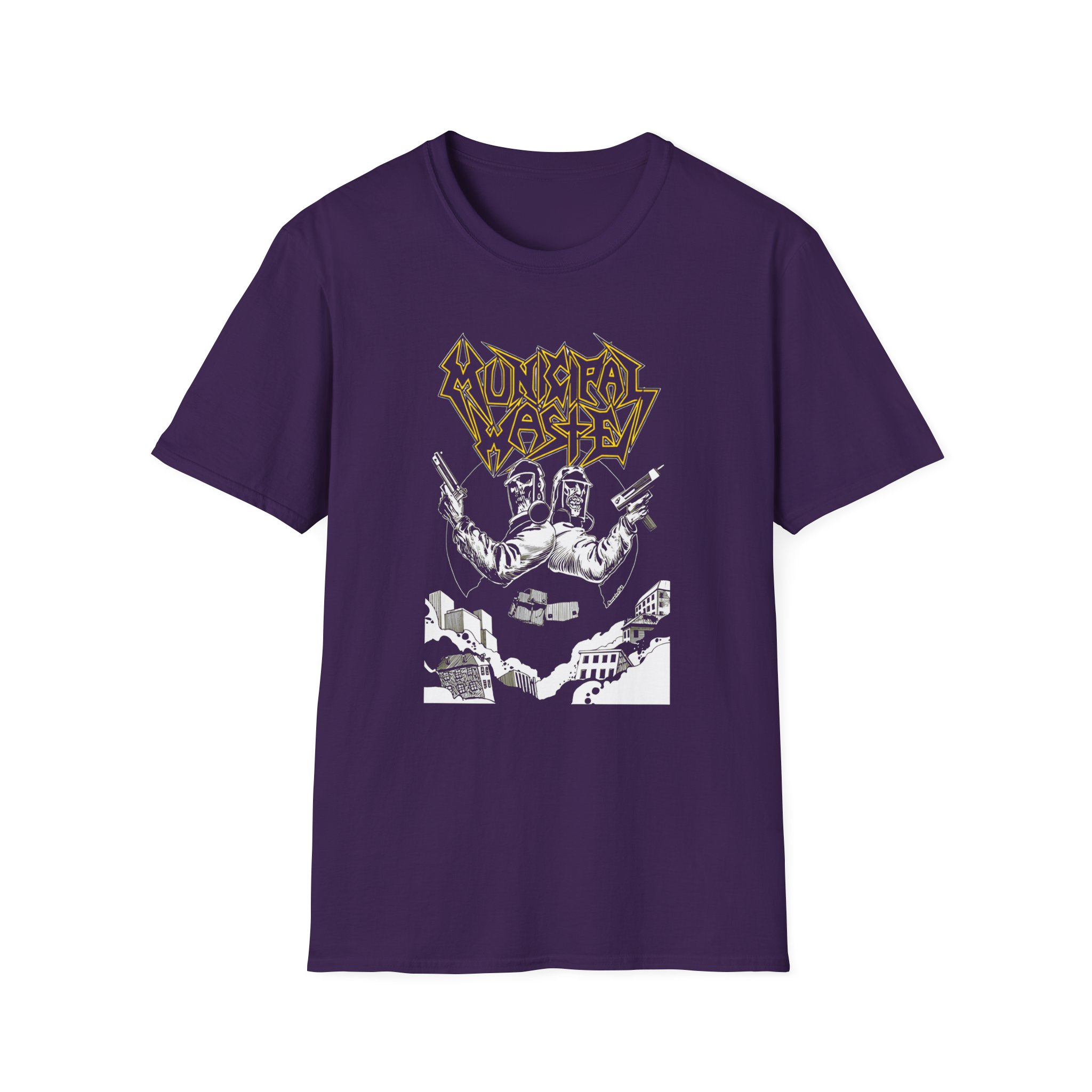 Municipal Waste Toxic Twins Unisex Softstyle T-Shirt