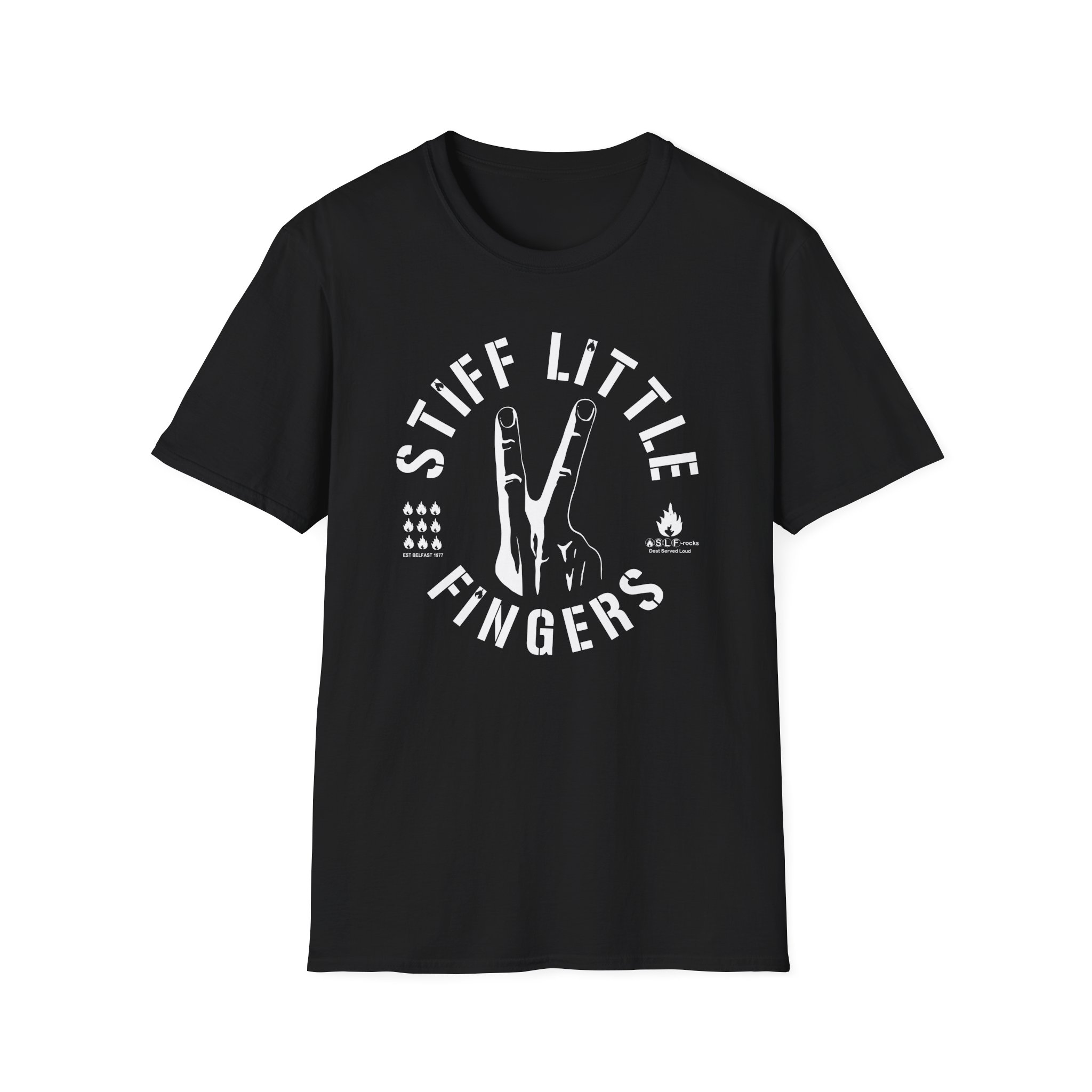Stiff Little Fingers Unisex Softstyle T-Shirt