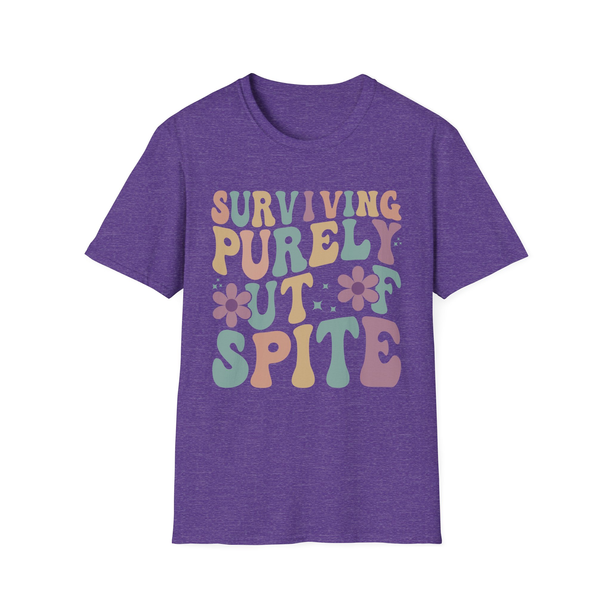 Derkslurp Surviving Purely Out Of Spite Unisex Softstyle T-Shirt