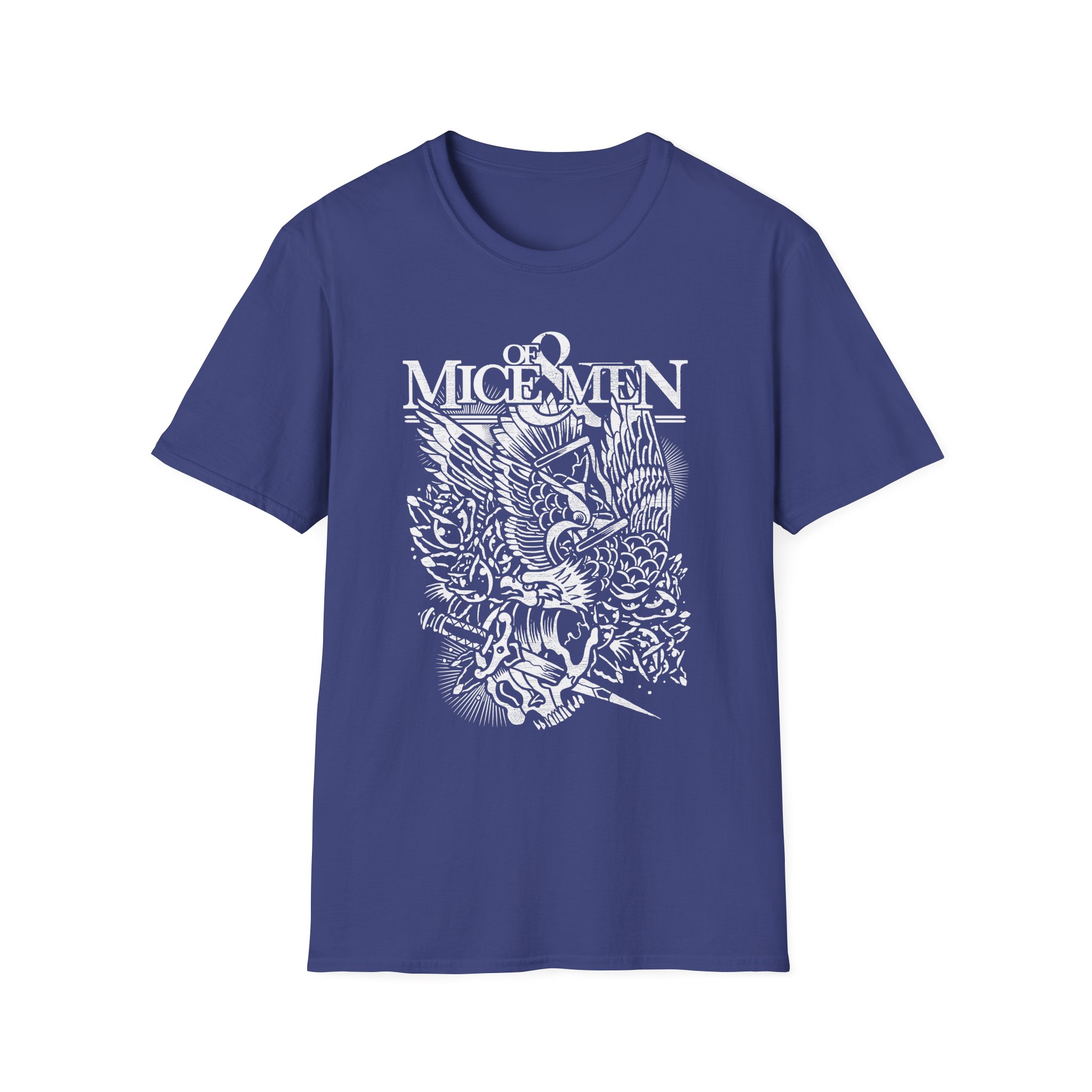 Of Mice and Men Throwback Eagle Unisex Softstyle T-Shirt