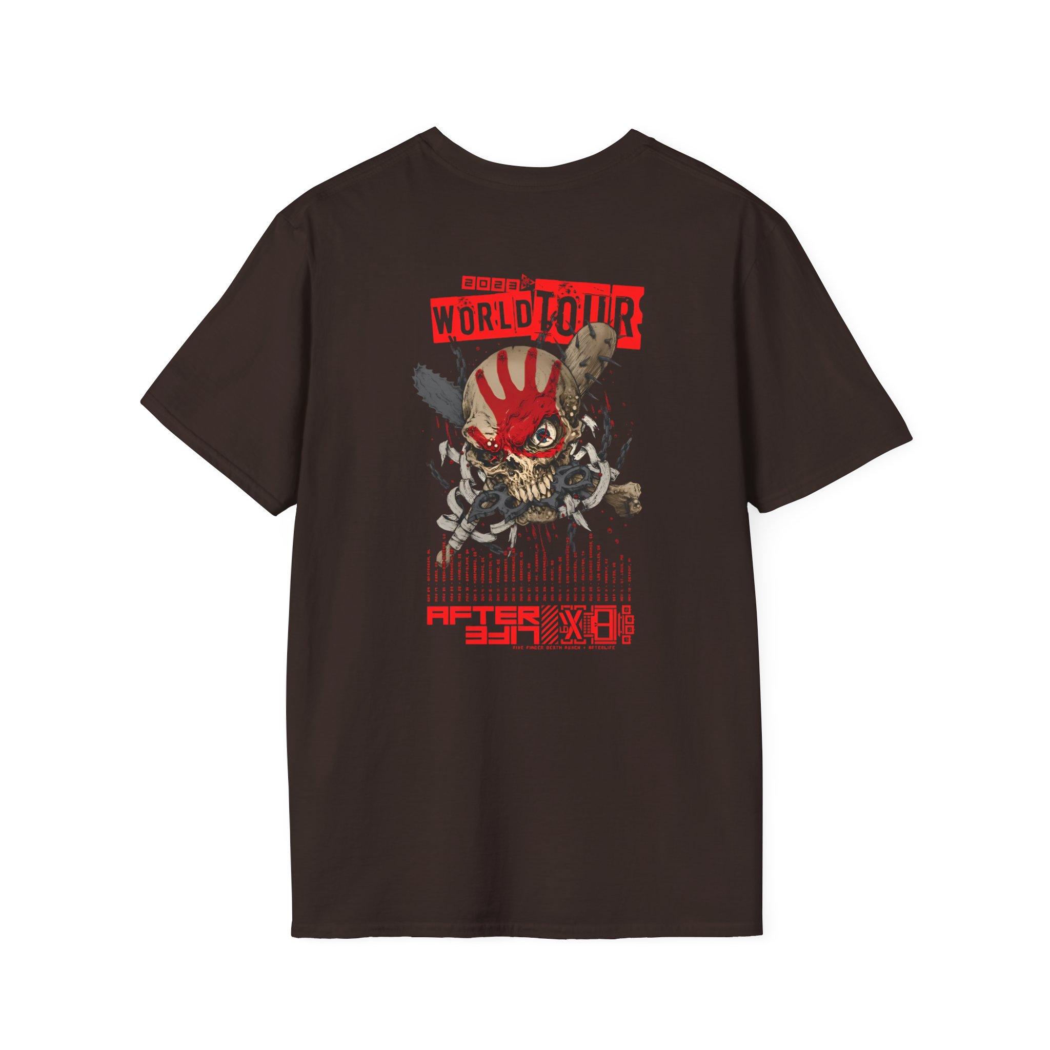 Five Finger Death Punch Aft3rlife Itin Black Unisex Softstyle T-Shirt