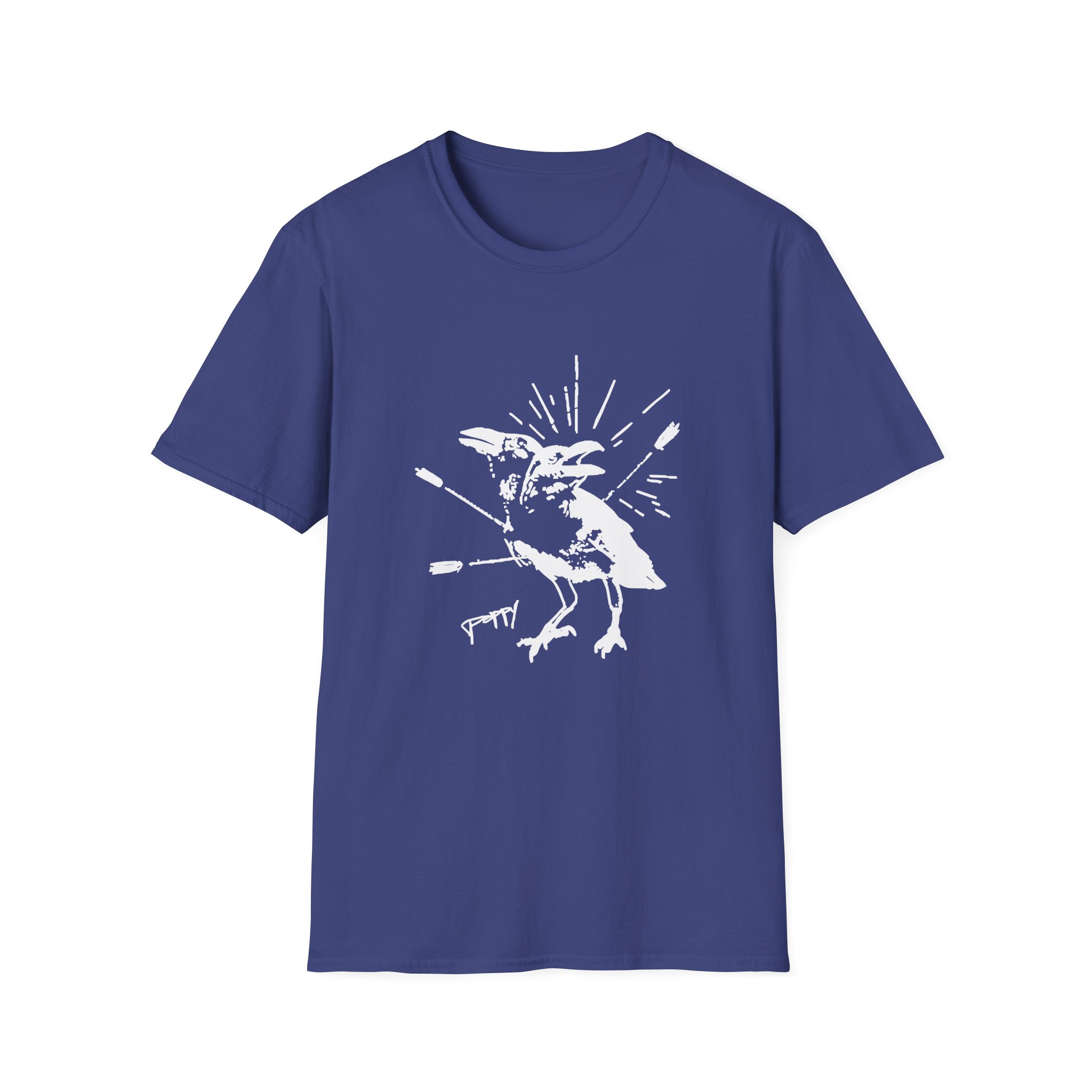 Poppy Coward Birds Unisex Softstyle T-Shirt