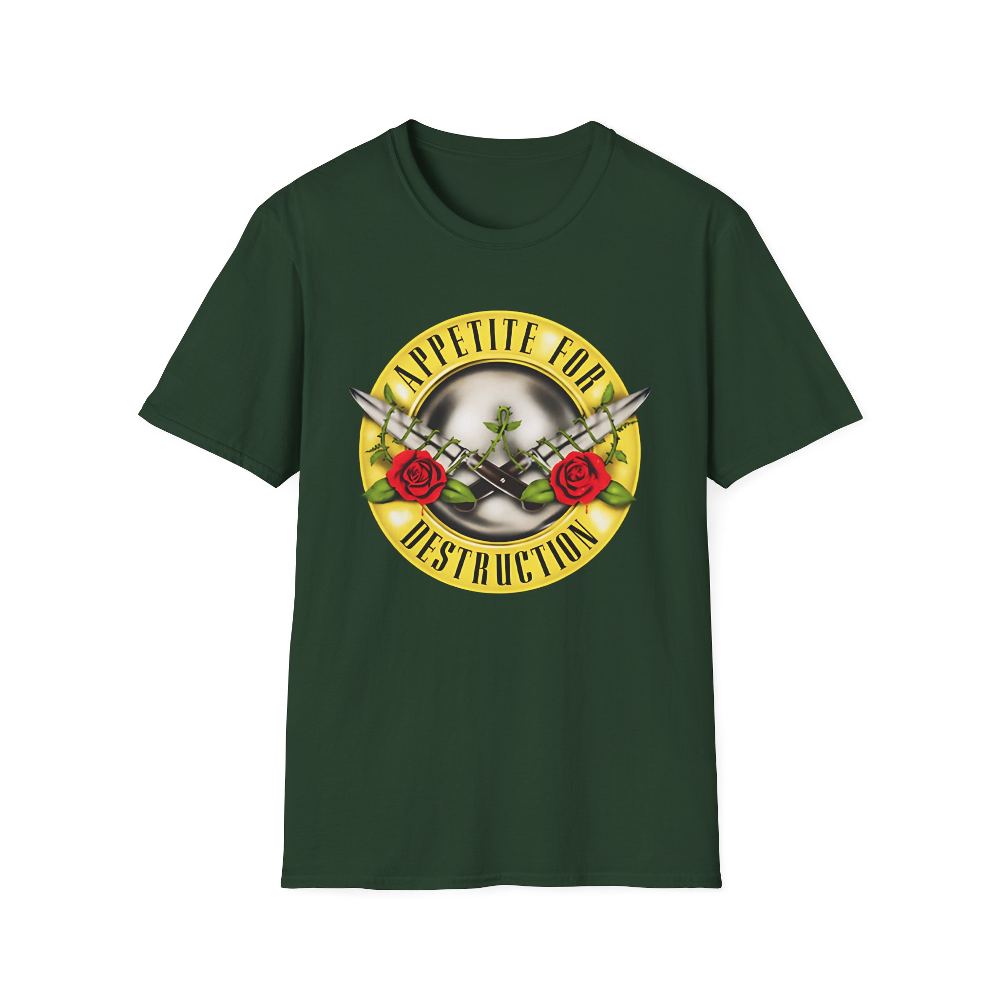 Guns N Roses Appetite for Destruction Knives Unisex Softstyle T-Shirt