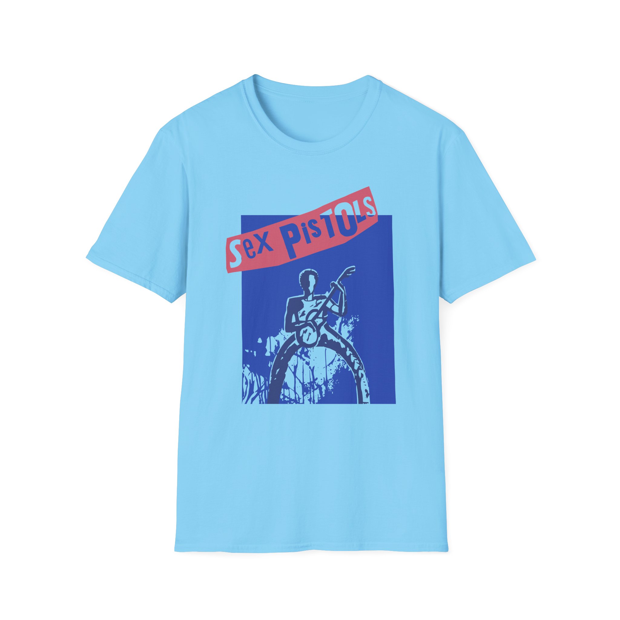 SP Guitar Sketch Unisex Softstyle T-Shirt