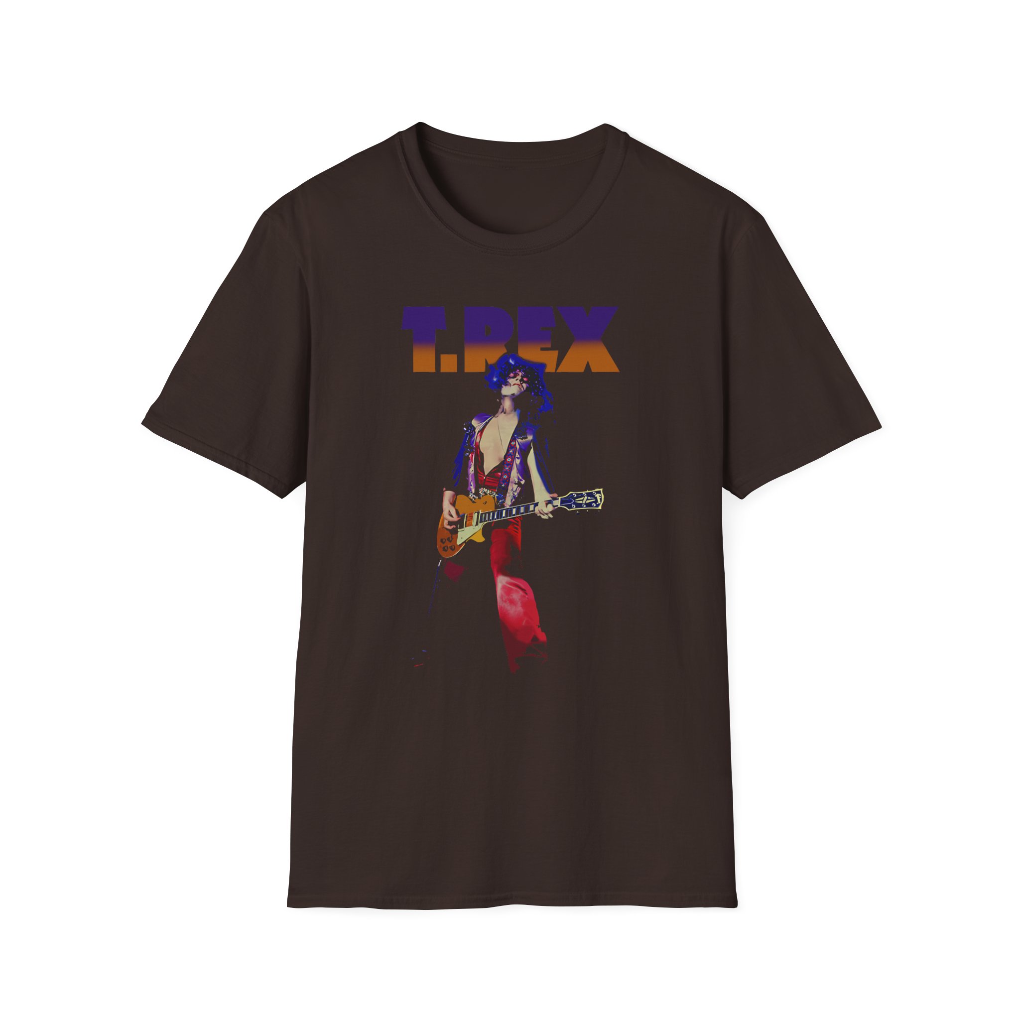 T Rex Rockin Unisex Softstyle T-Shirt