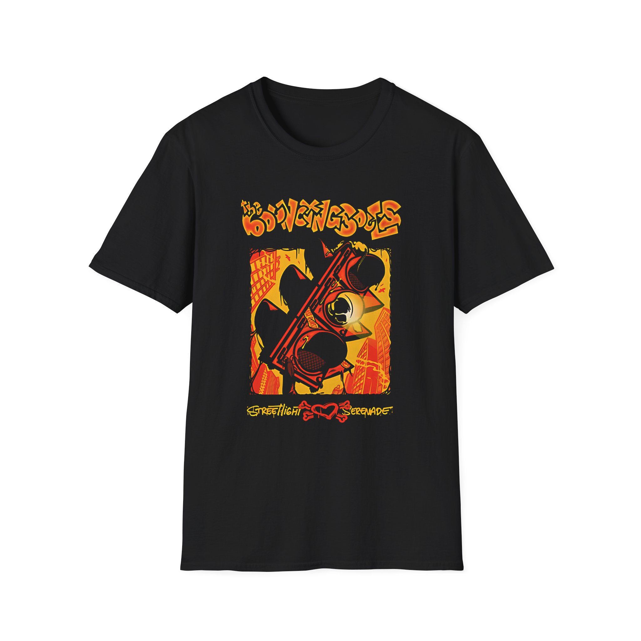 The Bouncing Souls Summer Vacation Traffic Light Unisex Softstyle T-Shirt