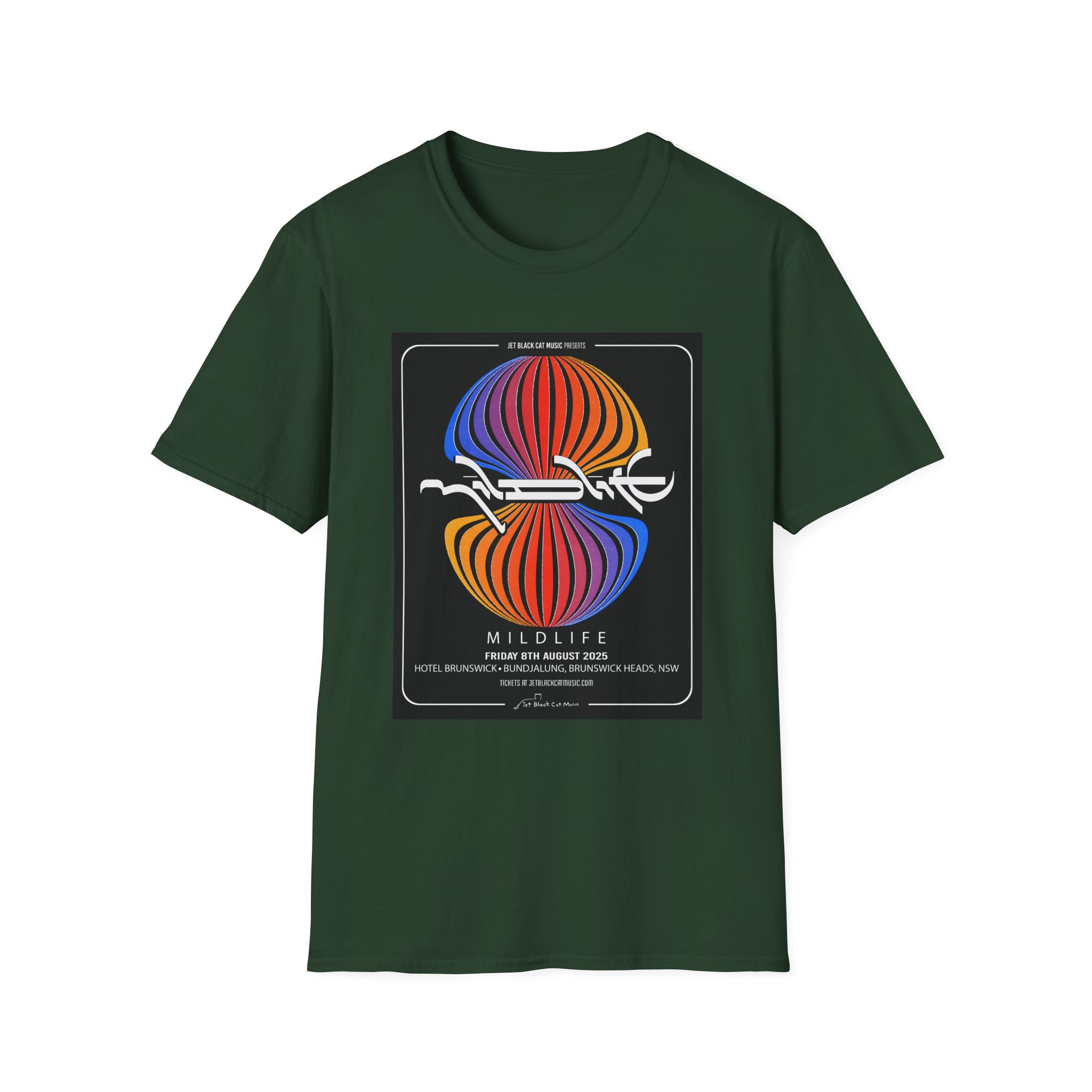 Mildlife Hotel Brunswick, NSW Concert Unisex Softstyle T-Shirt