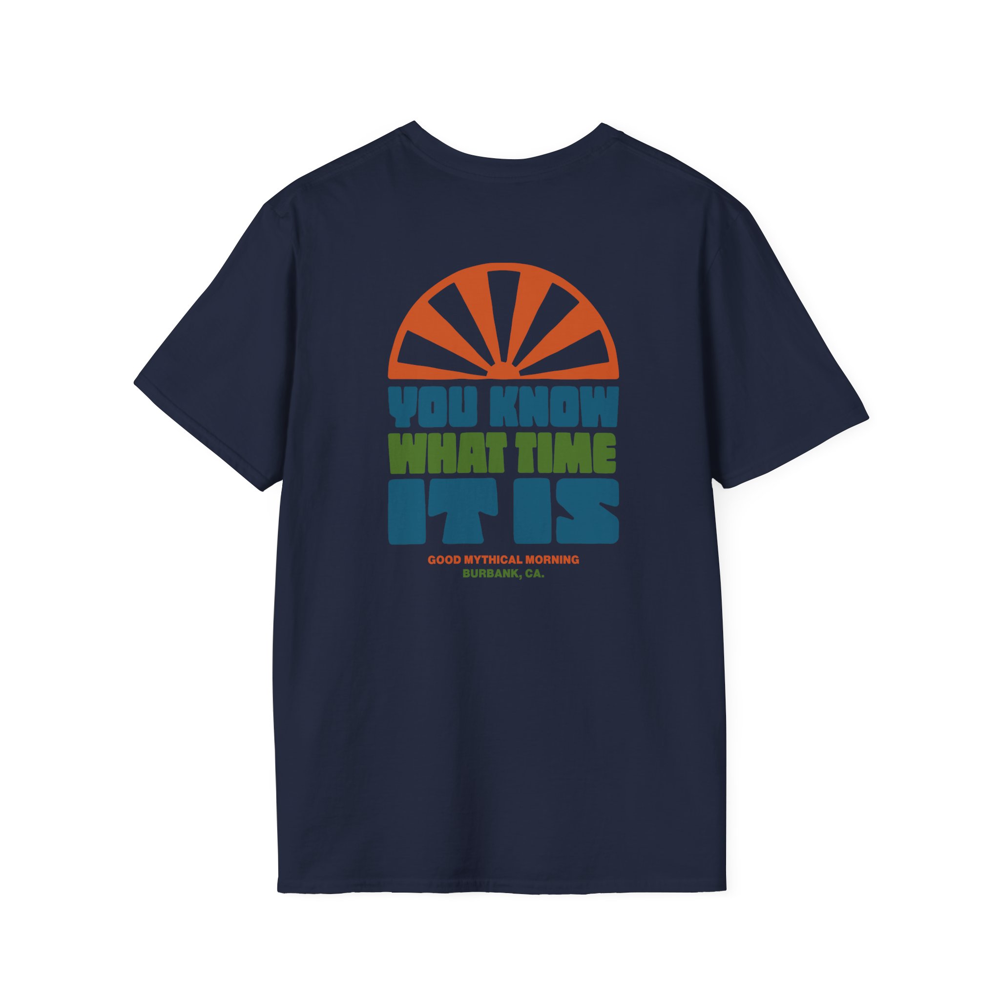 Good Mythical Morning You Know What Time It is unisex softstyle t-shirt