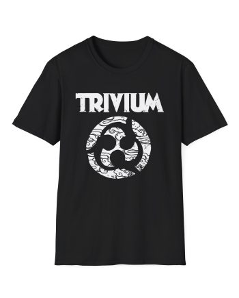 Trivium Swirl Logo Unisex Softstyle T-Shirt