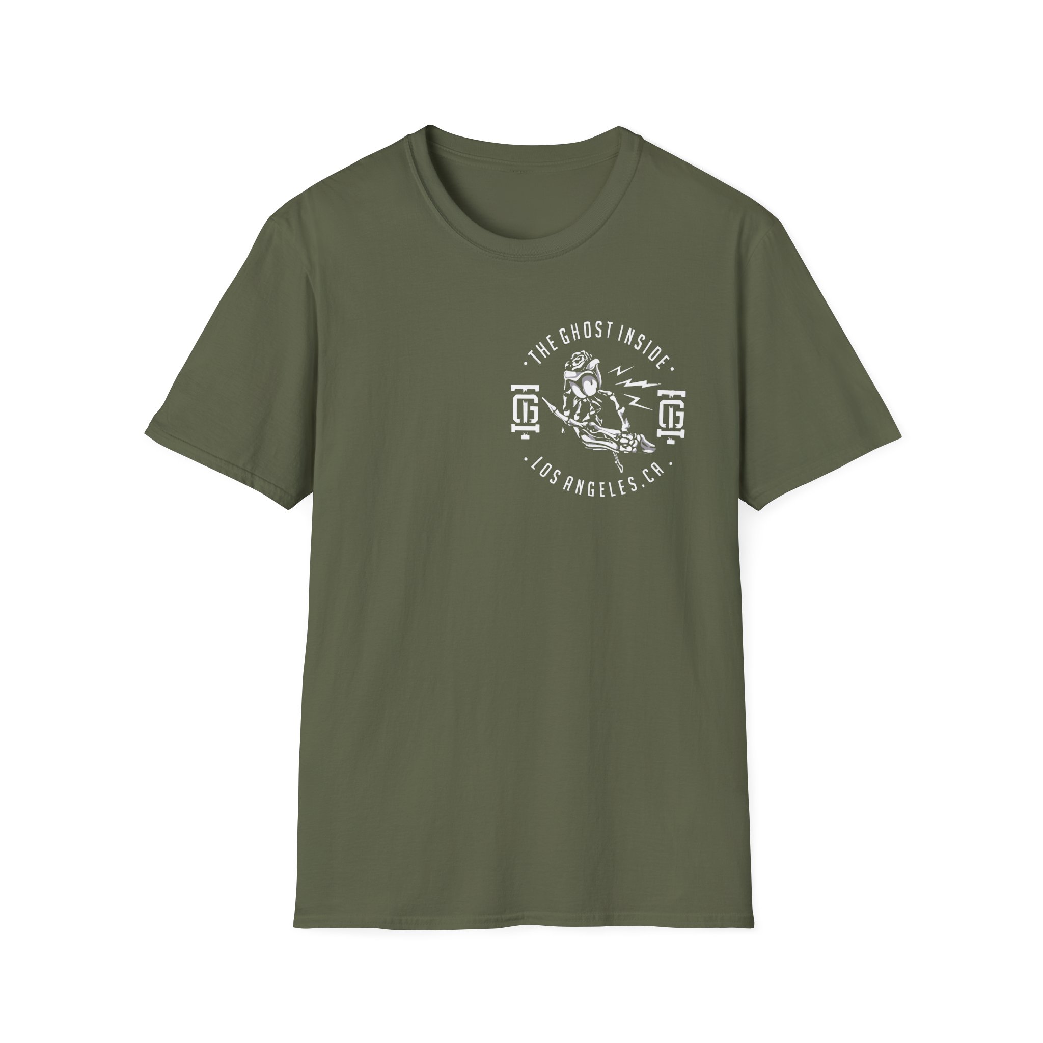 The Ghost Inside Skeleton Hand Unisex Softstyle T-Shirt