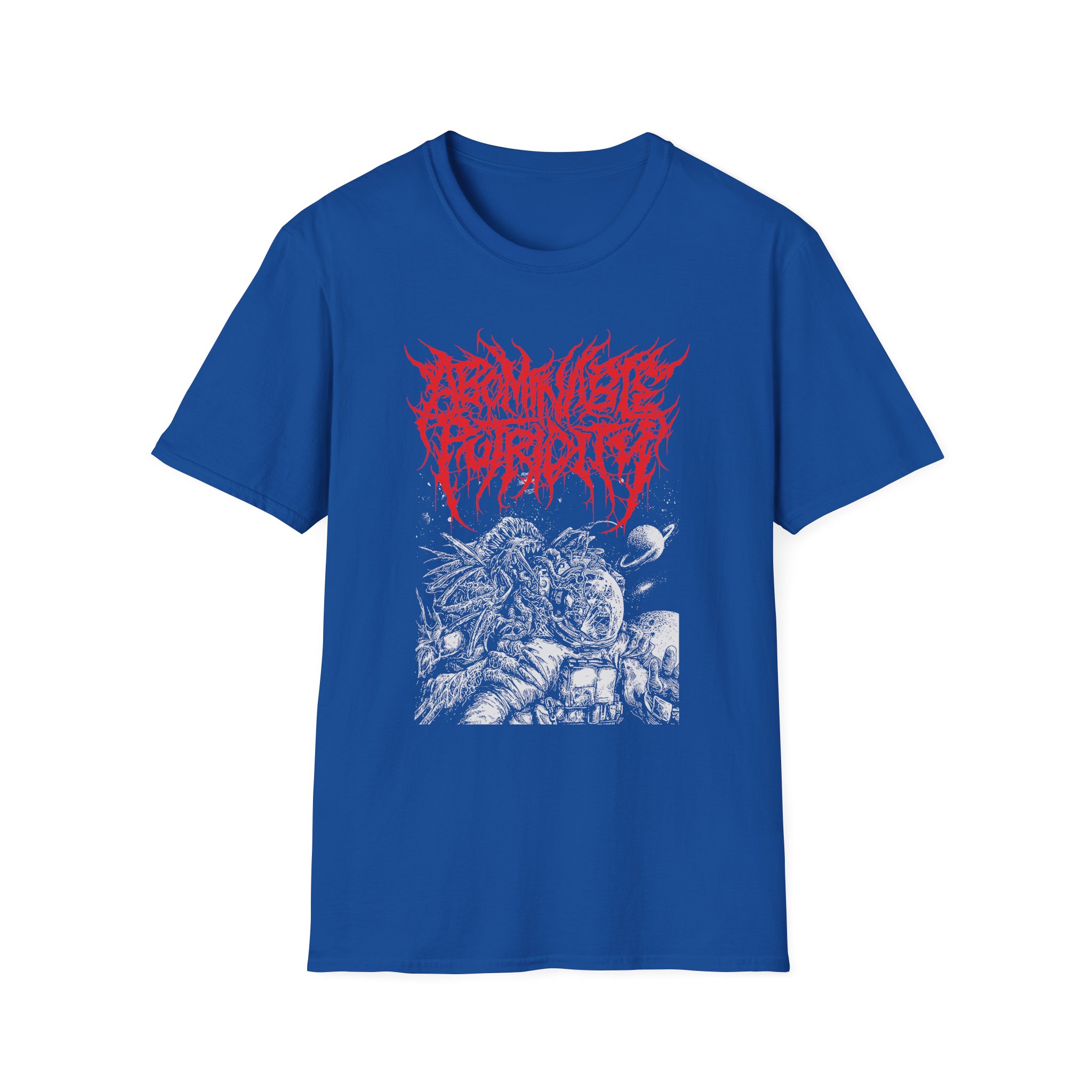 Abominable Putridity The Last Astronaut Red Logo Unisex Softstyle T-Shirt