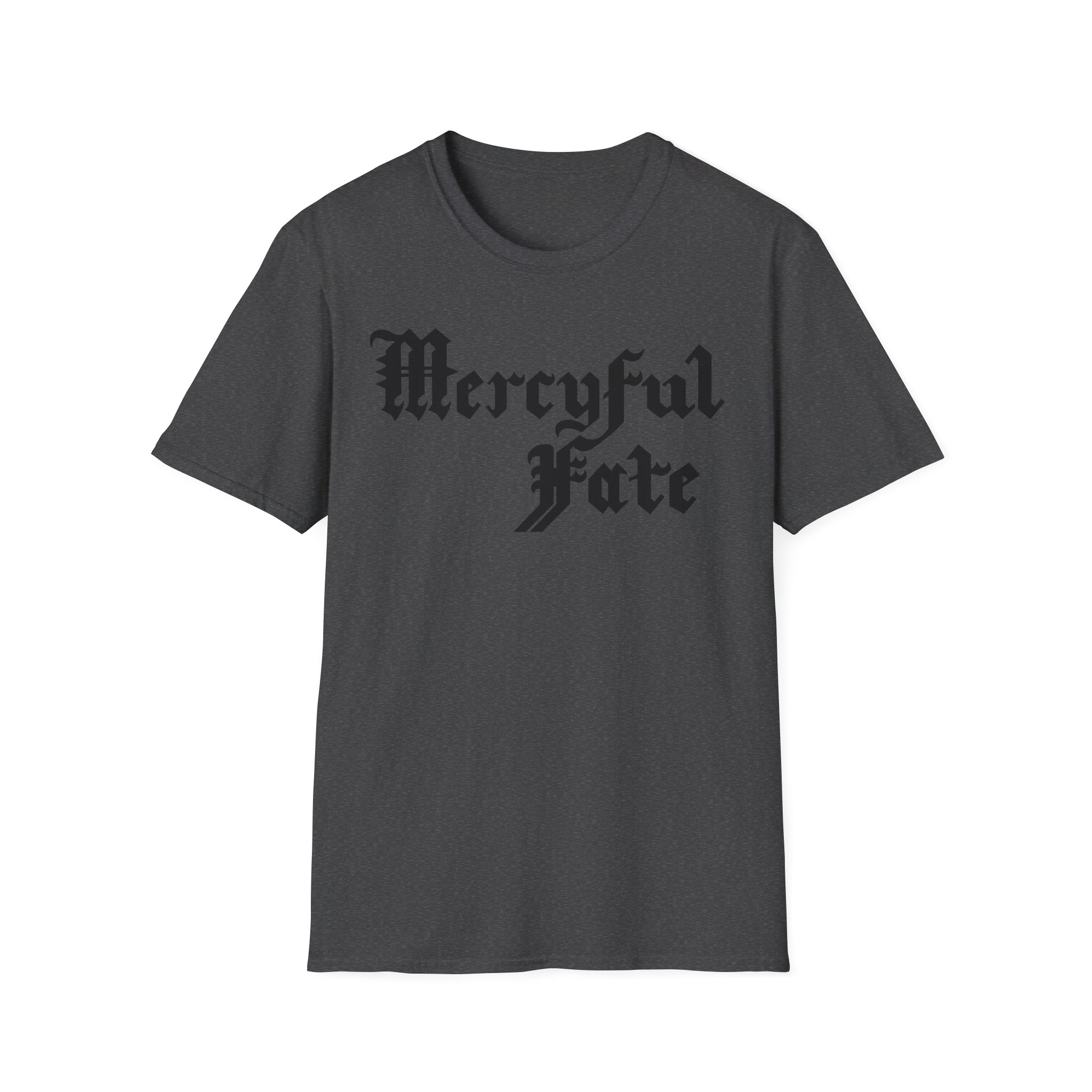 Mercyful Fate Black on Black Cross Unisex Softstyle T-Shirt