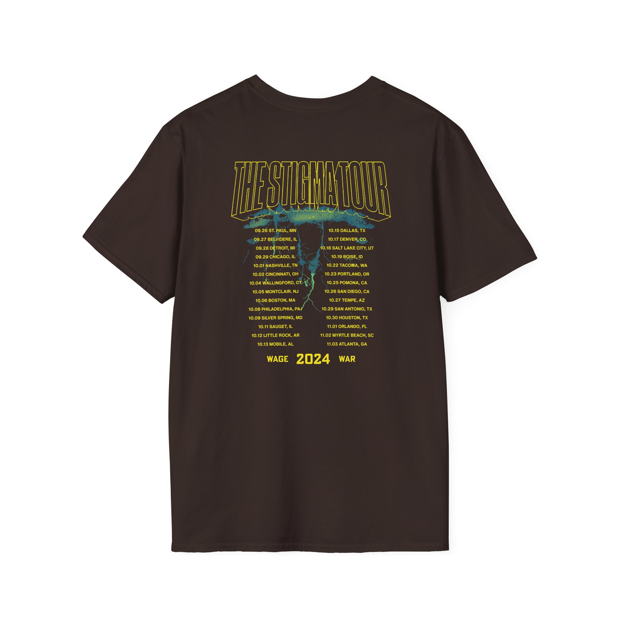 Wage War Swamp Reaper Tour Unisex Softstyle T-Shirt