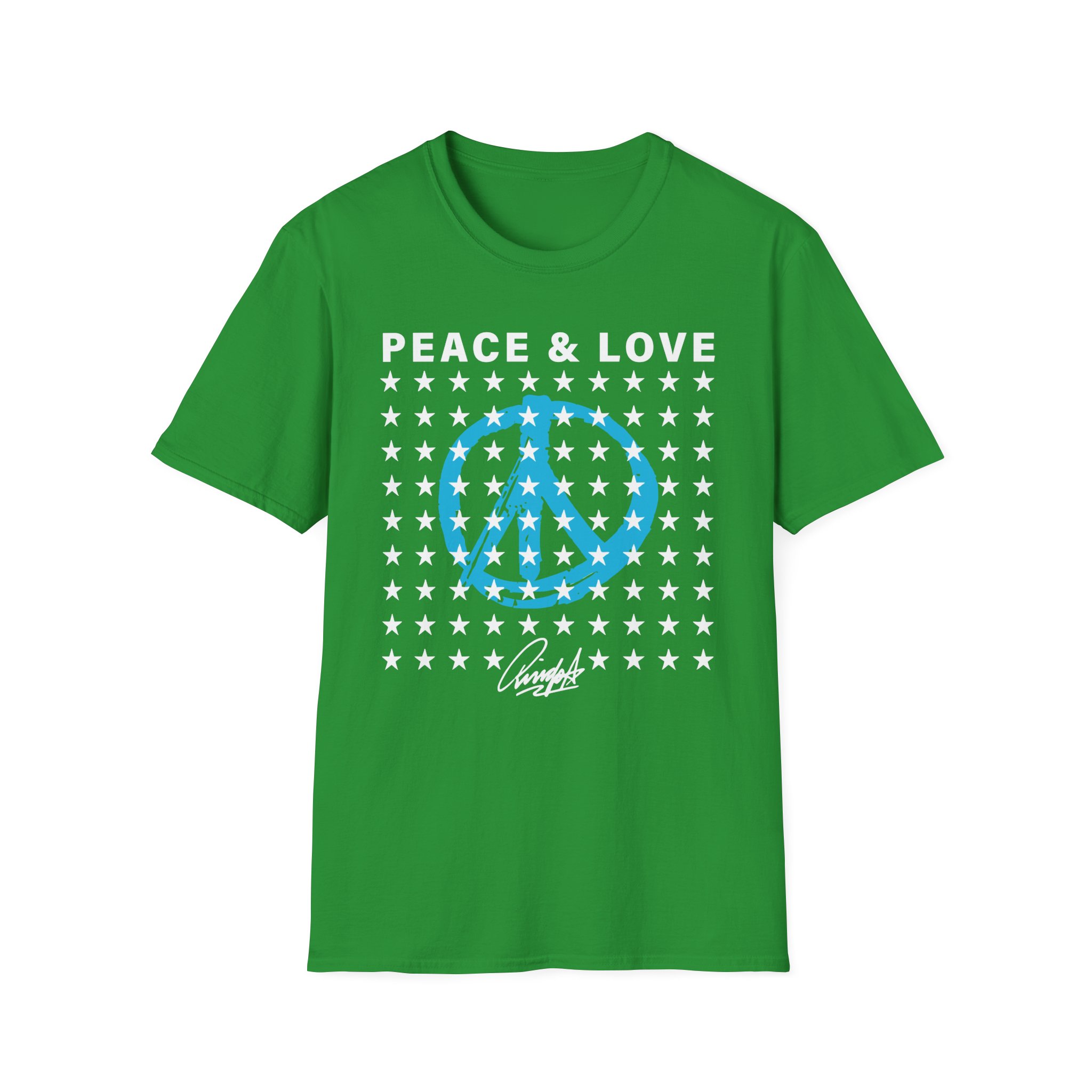 Ringo Starr Peace & Love Stars Unisex Softstyle T-Shirt