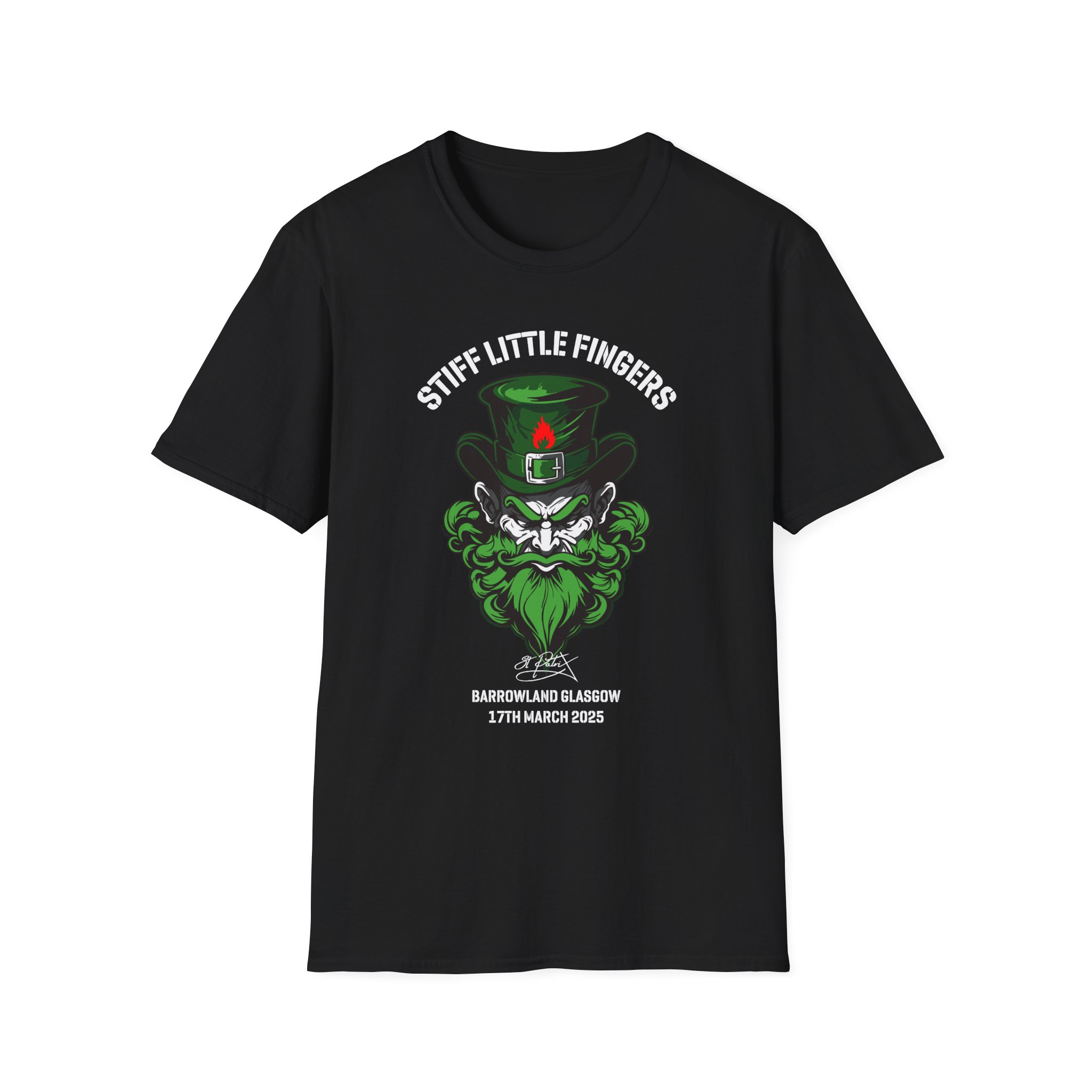 Stiff Little Fingers Barrowland 25 Unisex Softstyle T-Shirt