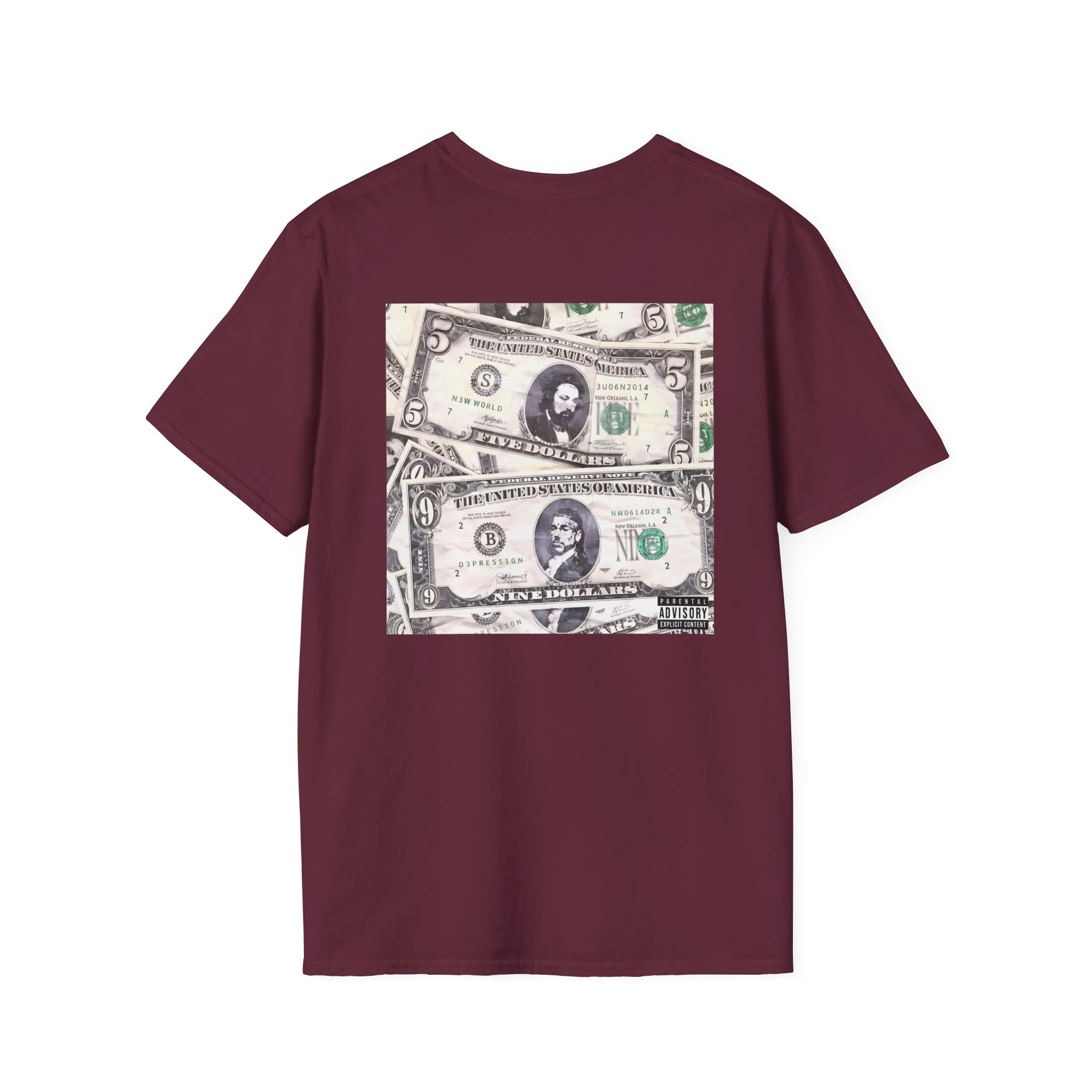 Suicide Boys World Depression Album Cover 2 Unisex Softstyle T-Shirt