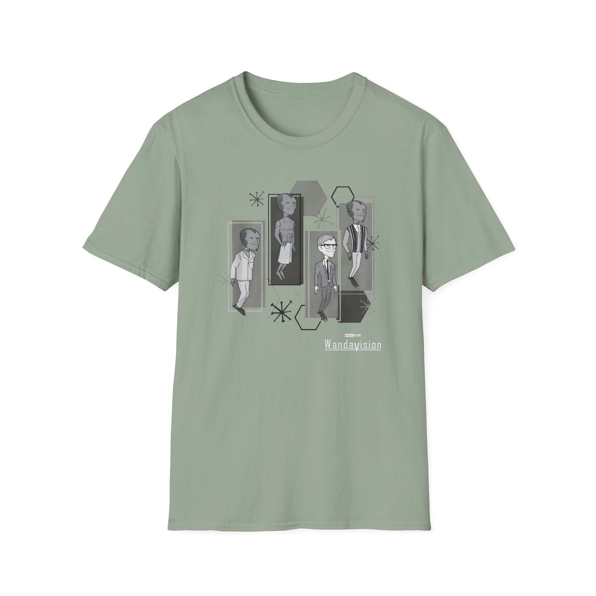 Wandavision Wardrobe Changes Unisex Softstyle T-Shirt