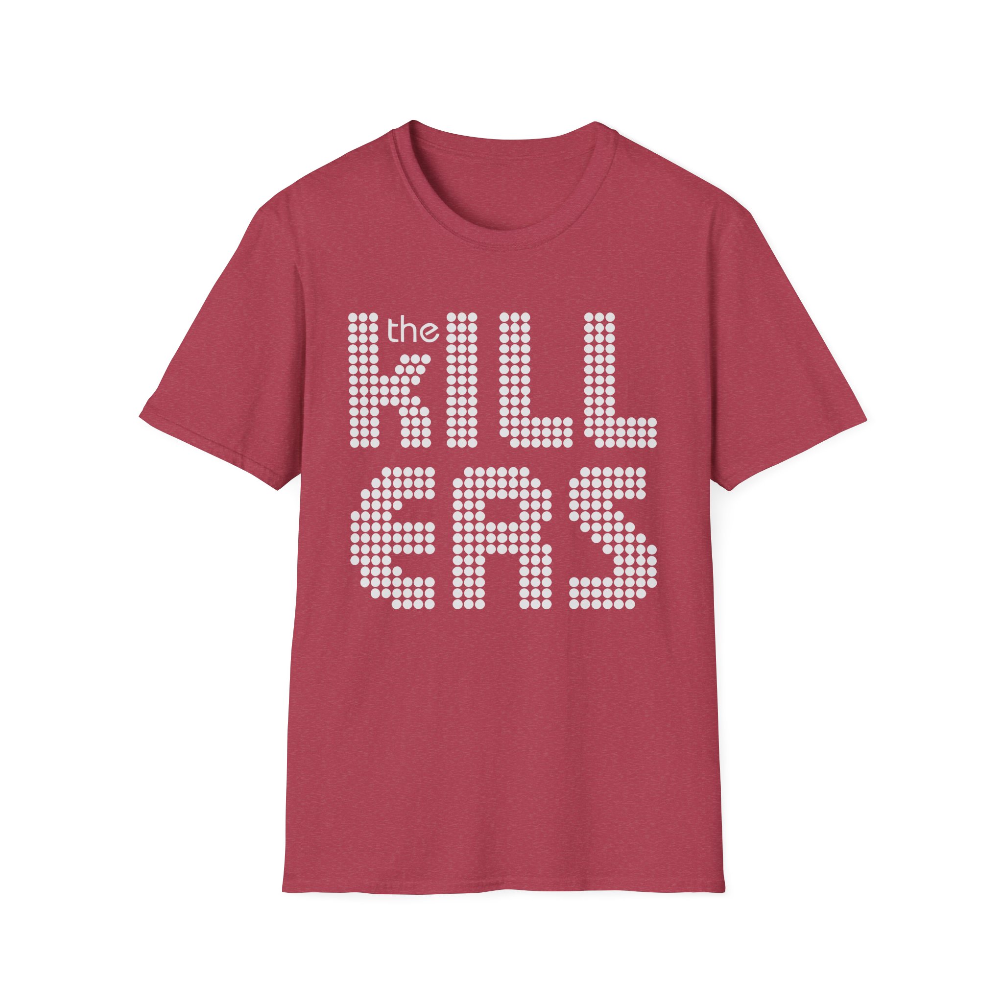 TK Distressed Stacked Logo Unisex Softstyle T-Shirt