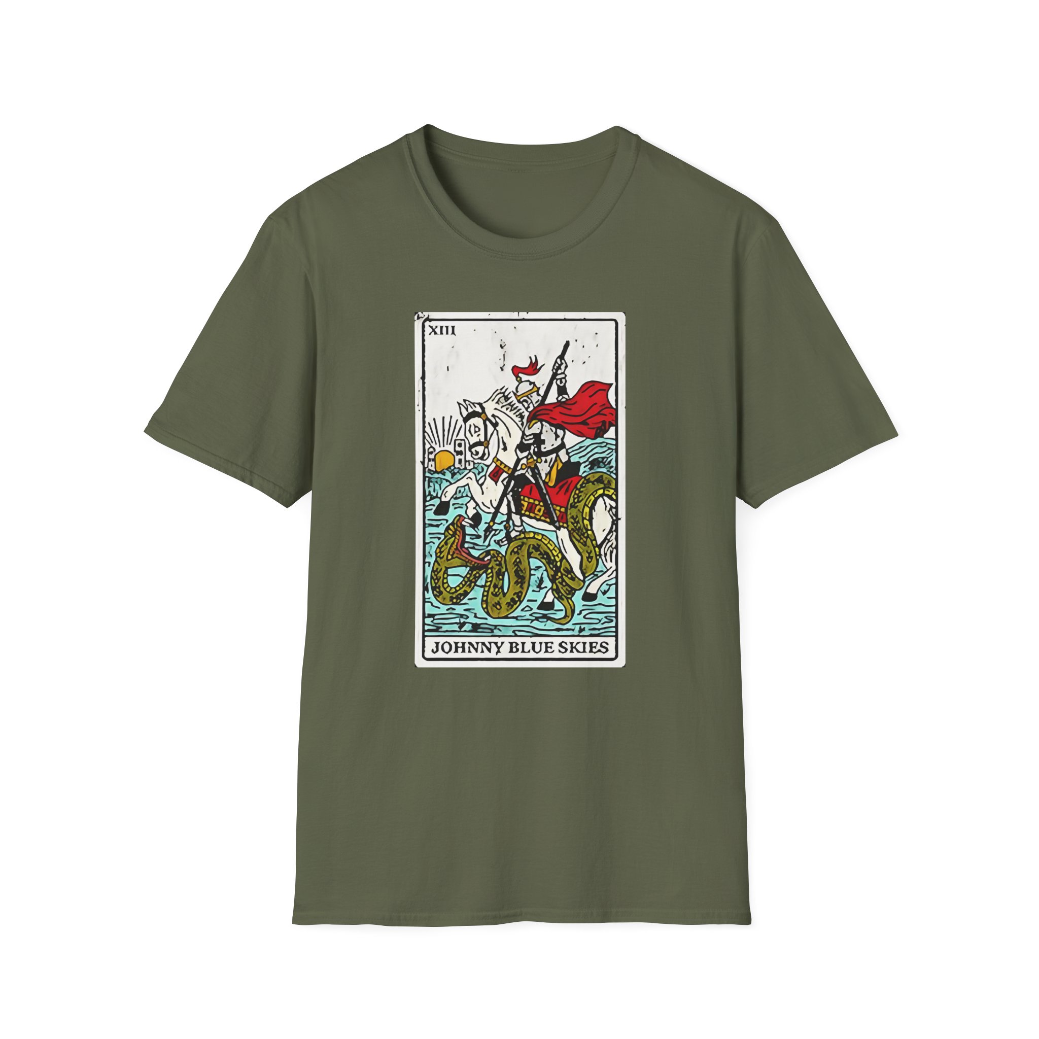 Sturgill Simpson Death Card Unisex Softstyle T-Shirt