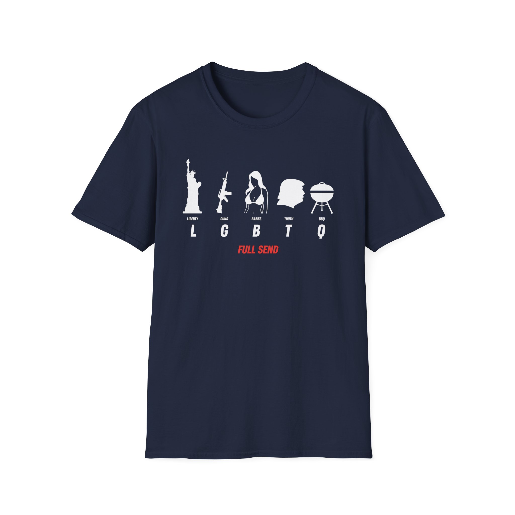 Full Send LGBTQ Unisex Softstyle T-Shirt