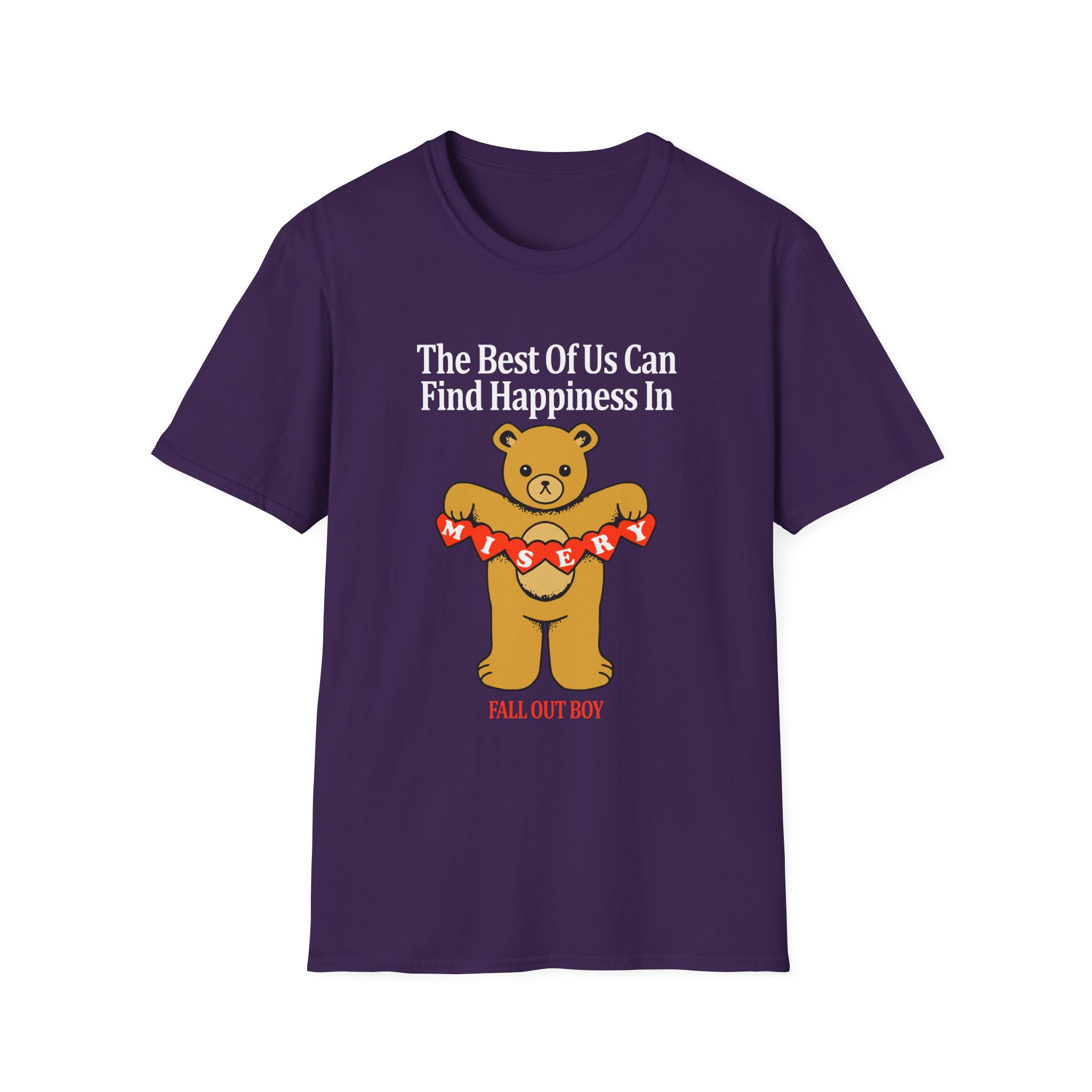 Fall Out Boy Misery Teddy Unisex Softstyle T-Shirt