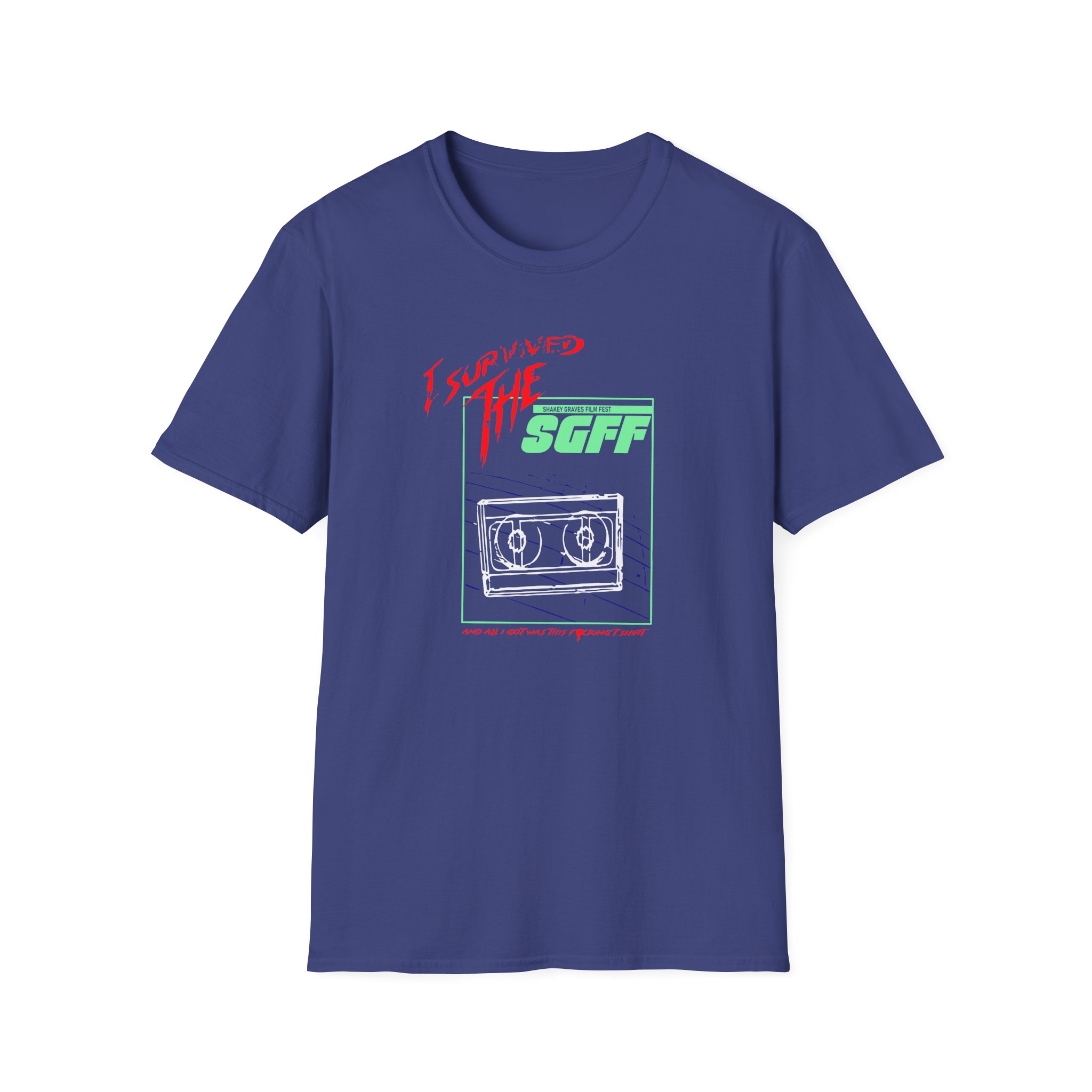 Shakey Graves Film Festival Unisex Softstyle T-Shirt