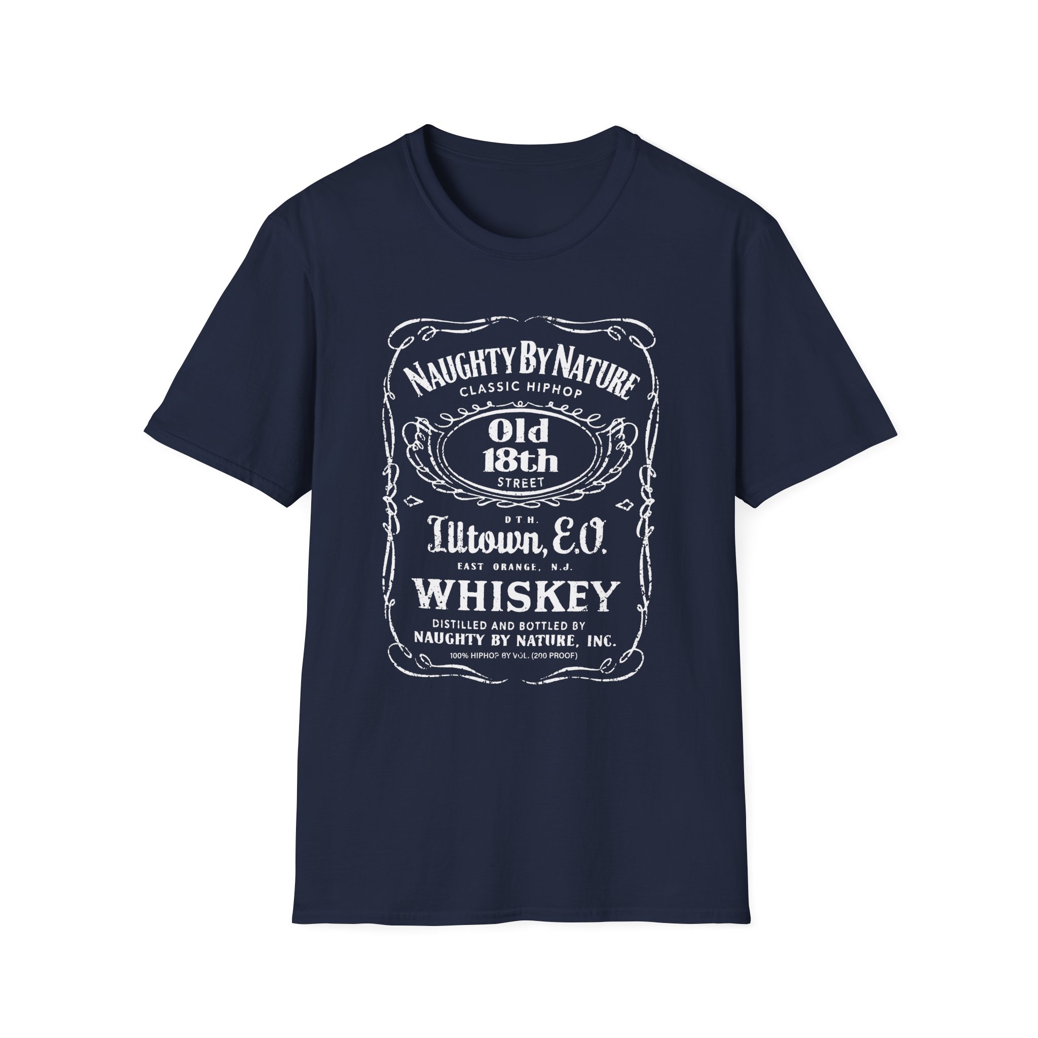 Naughty by Nature Old 18th St. Illtown Whiskey Unisex Softstyle T-Shirt