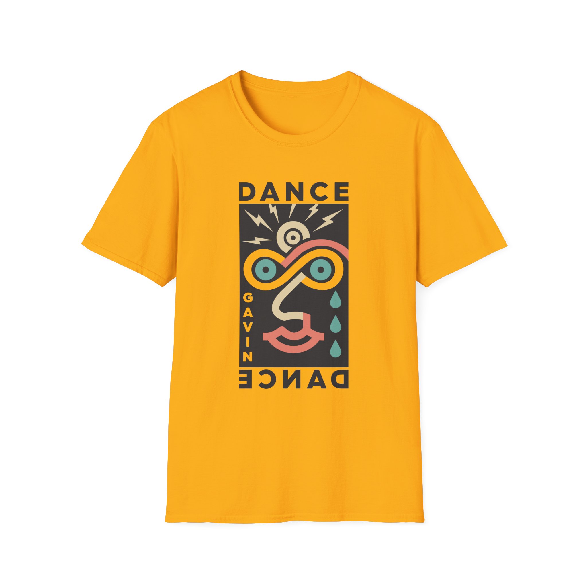 Dance Gavin Dance 8 Faces Unisex Softstyle T-Shirt