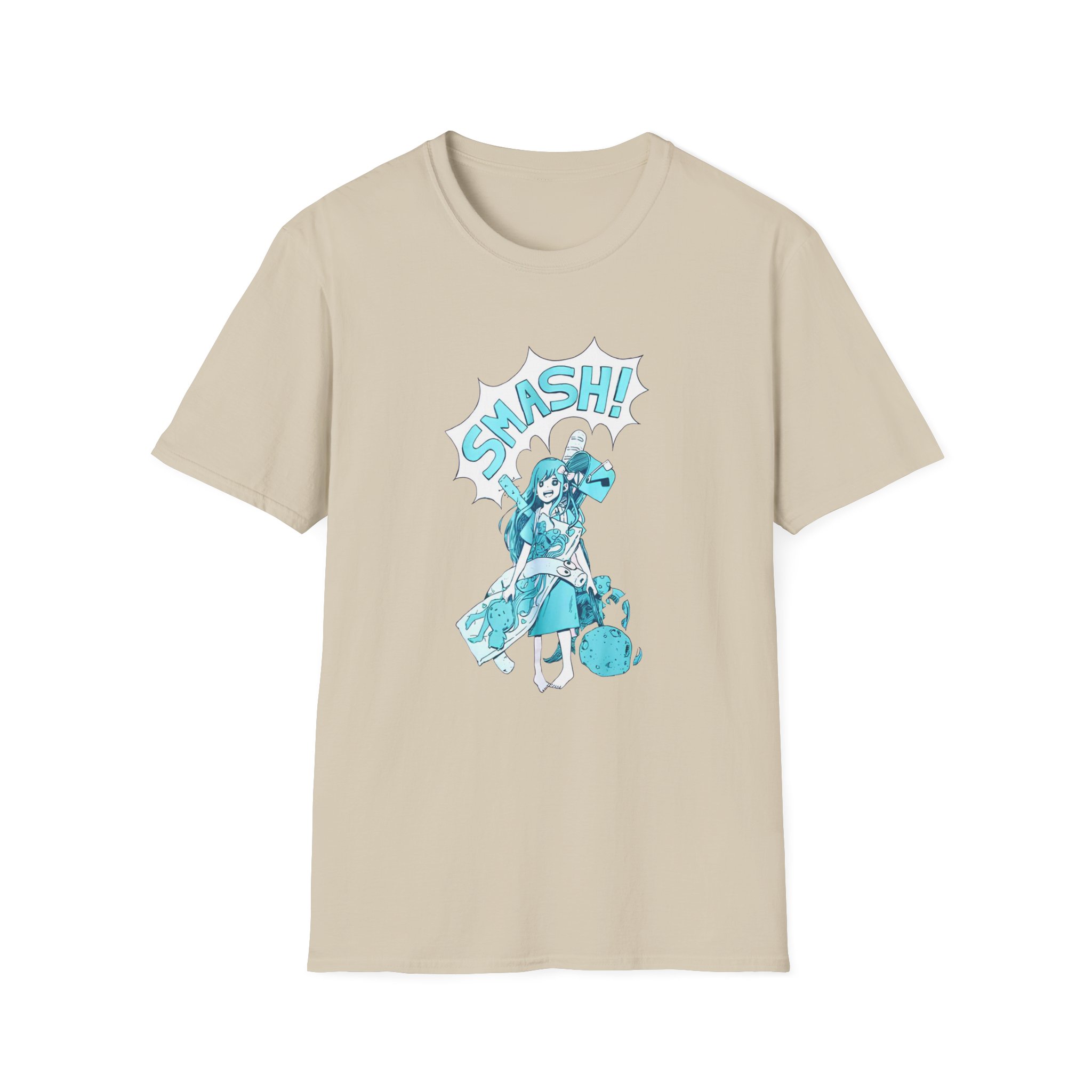 Omori Aubrey Smash! Unisex Softstyle T-Shirt