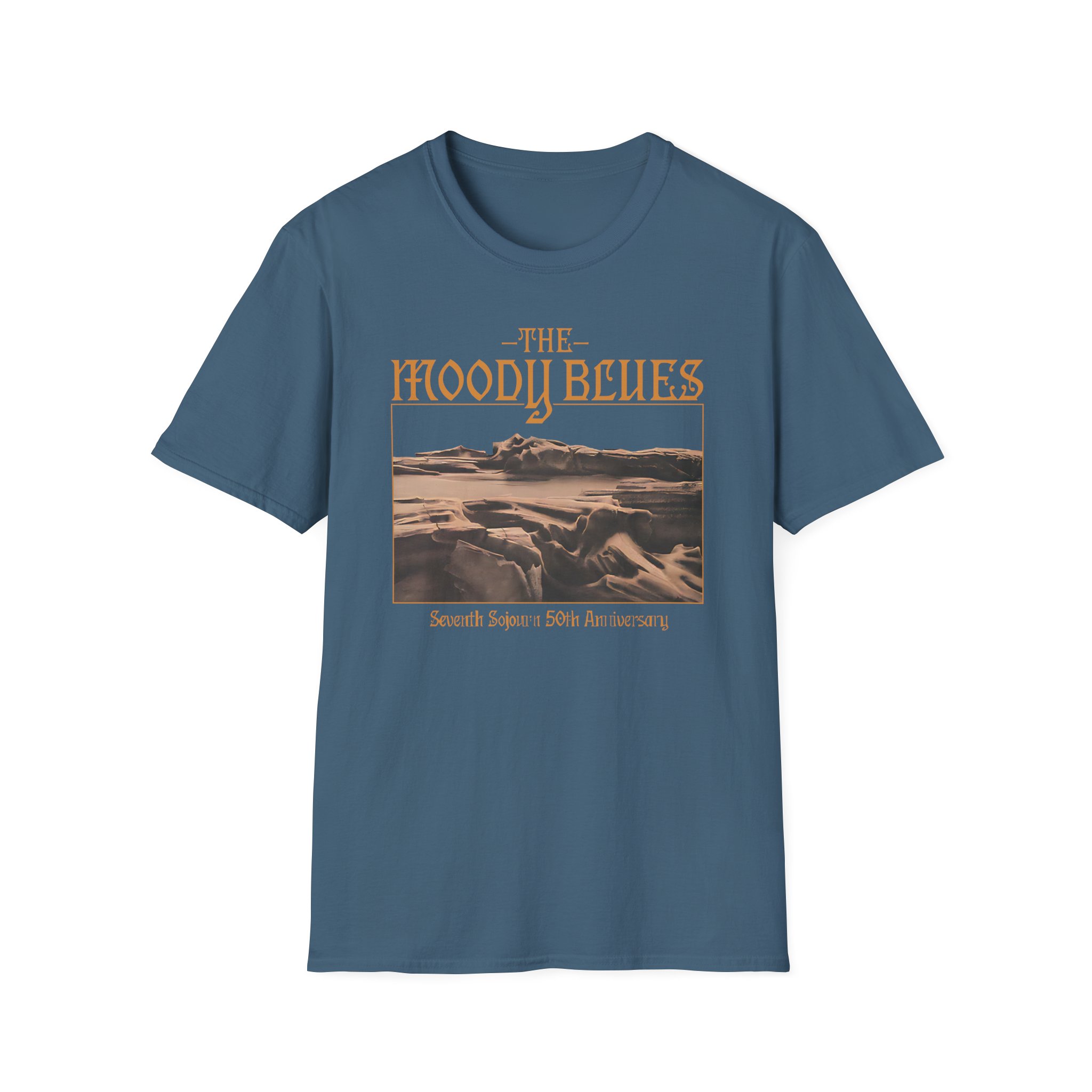 The Moody Blues Seventh Sojourn 50th Anniversary Unisex Softstyle T-Shirt