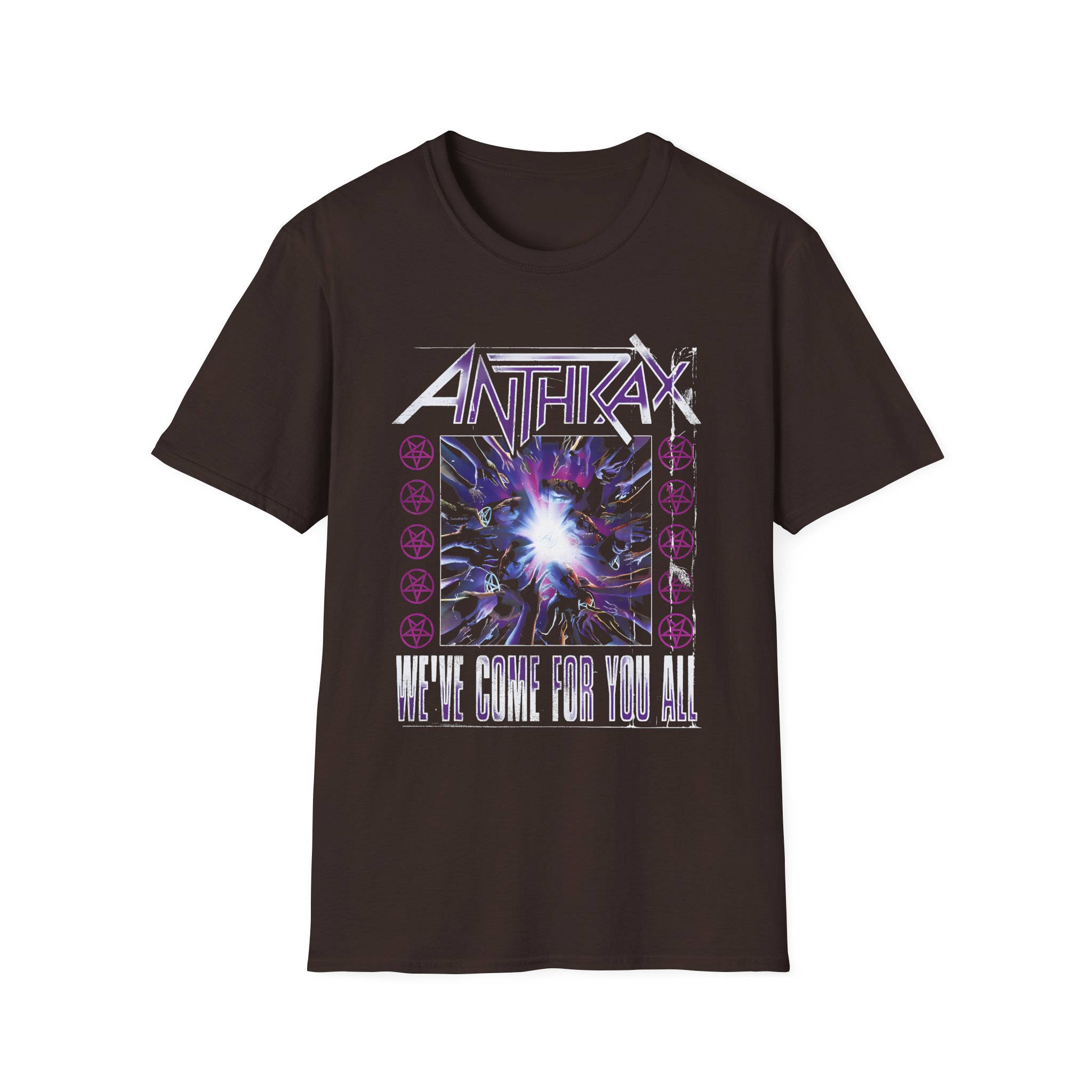 Anthrax We've Come For You Show Poster Unisex Softstyle T-Shirt