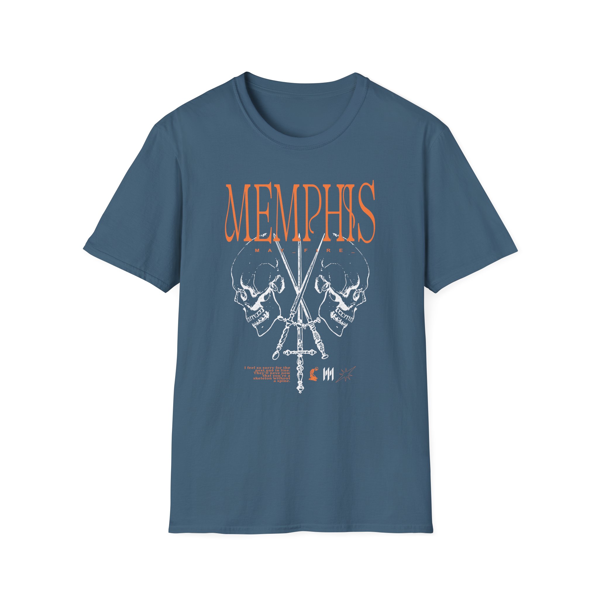 Memphis May Fire Crossed Swords Unisex Softstyle T-Shirt