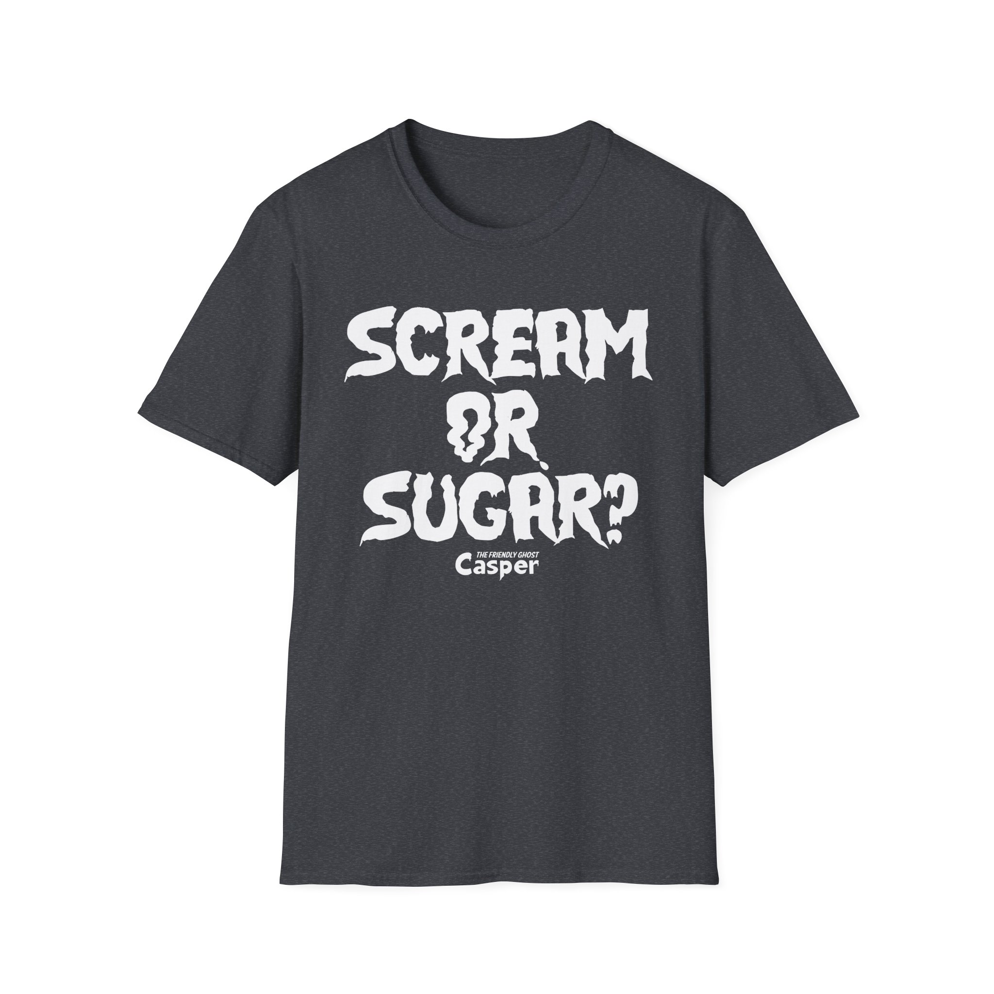 Casper the Friendly Ghost Scream or Sugar Unisex Softstyle T-Shirt