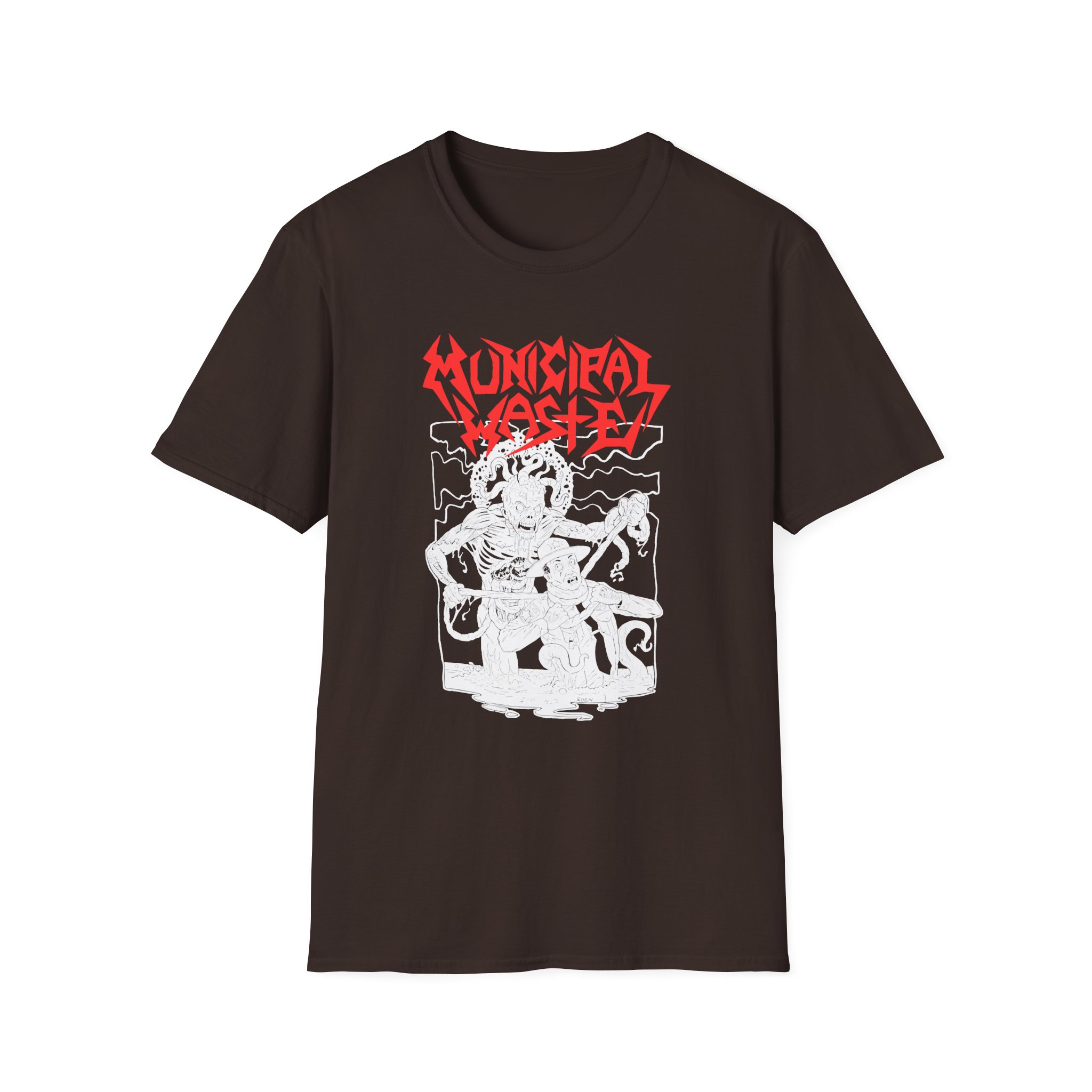 Municipal Waste Cop Strangler Unisex Softstyle T-Shirt