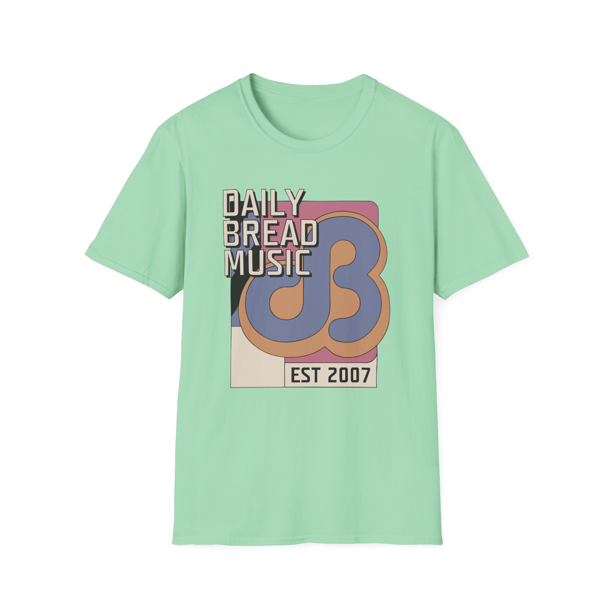 Daily Bread Retro Icon Unisex Softstyle T-Shirt