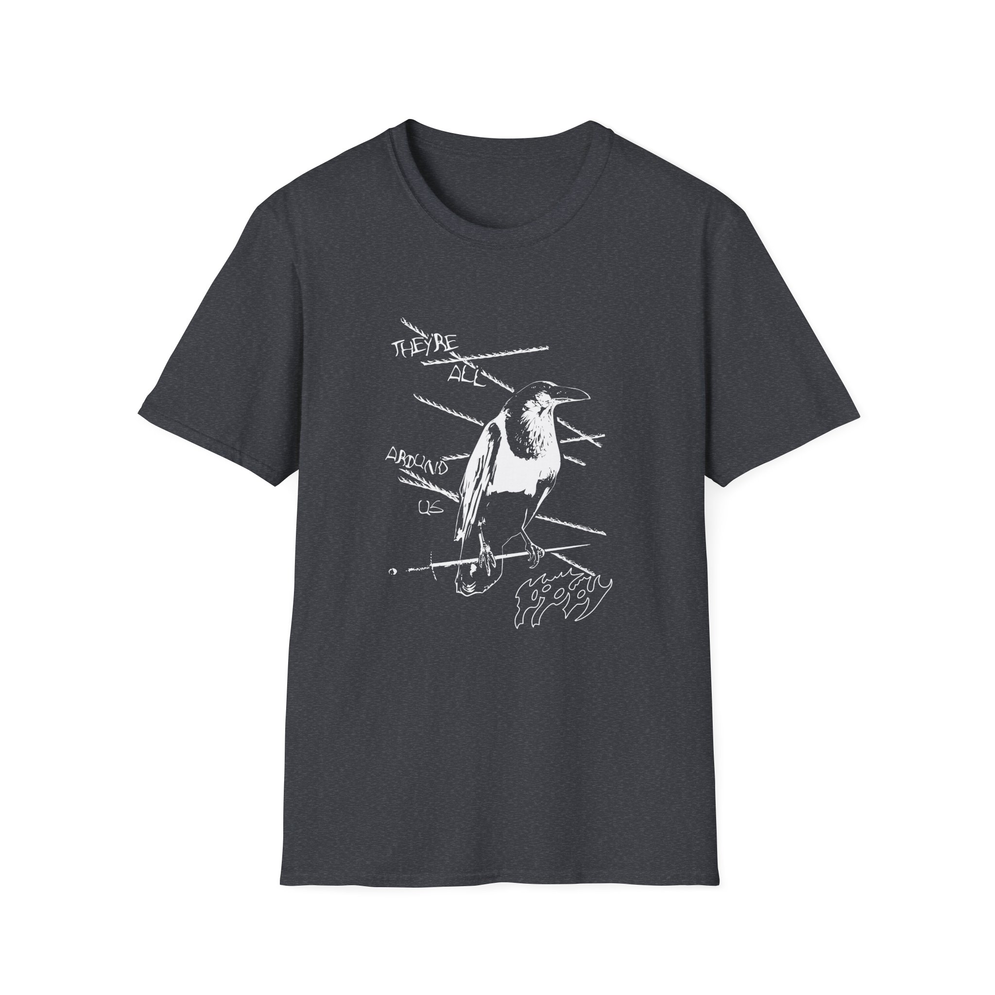 Poppy They're All Around Us Unisex Softstyle T-Shirt