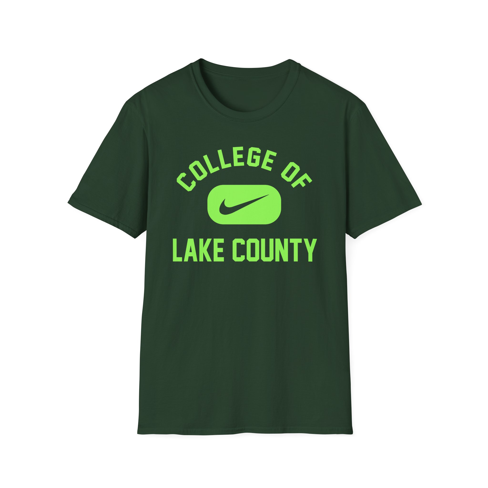 College Lake County Nike Lancers Unisex Softstyle T-Shirt
