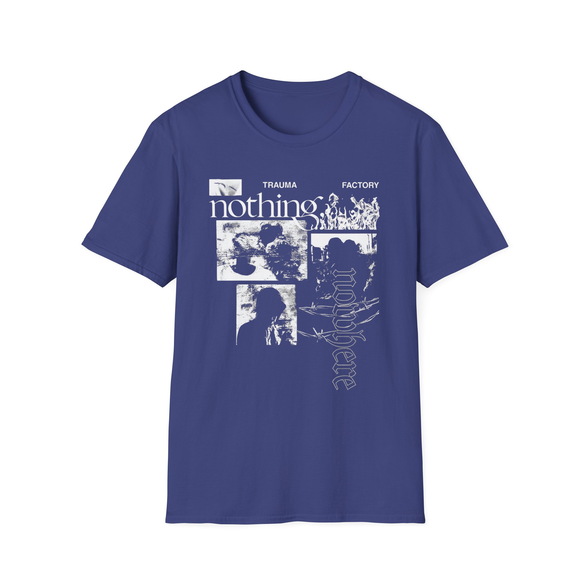 Nothing Nowhere Trauma Factory V1 Unisex Softstyle T-Shirt