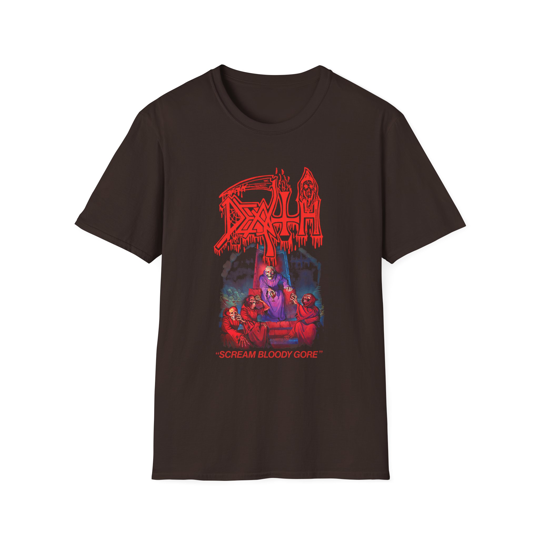 Death Scream Bloody Gore Unisex Softstyle T-Shirt