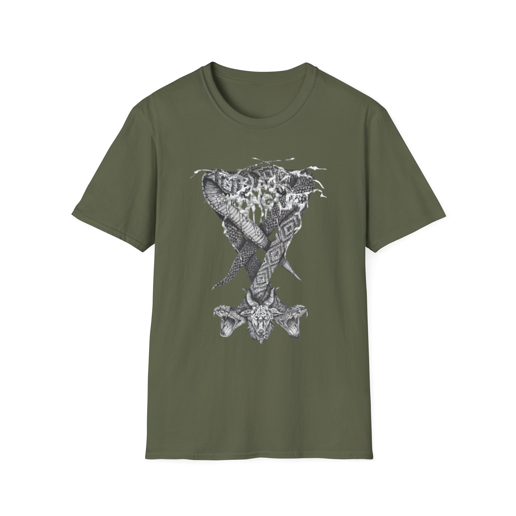 Black Tongue Leviathan Assembly Unisex Softstyle T-Shirt