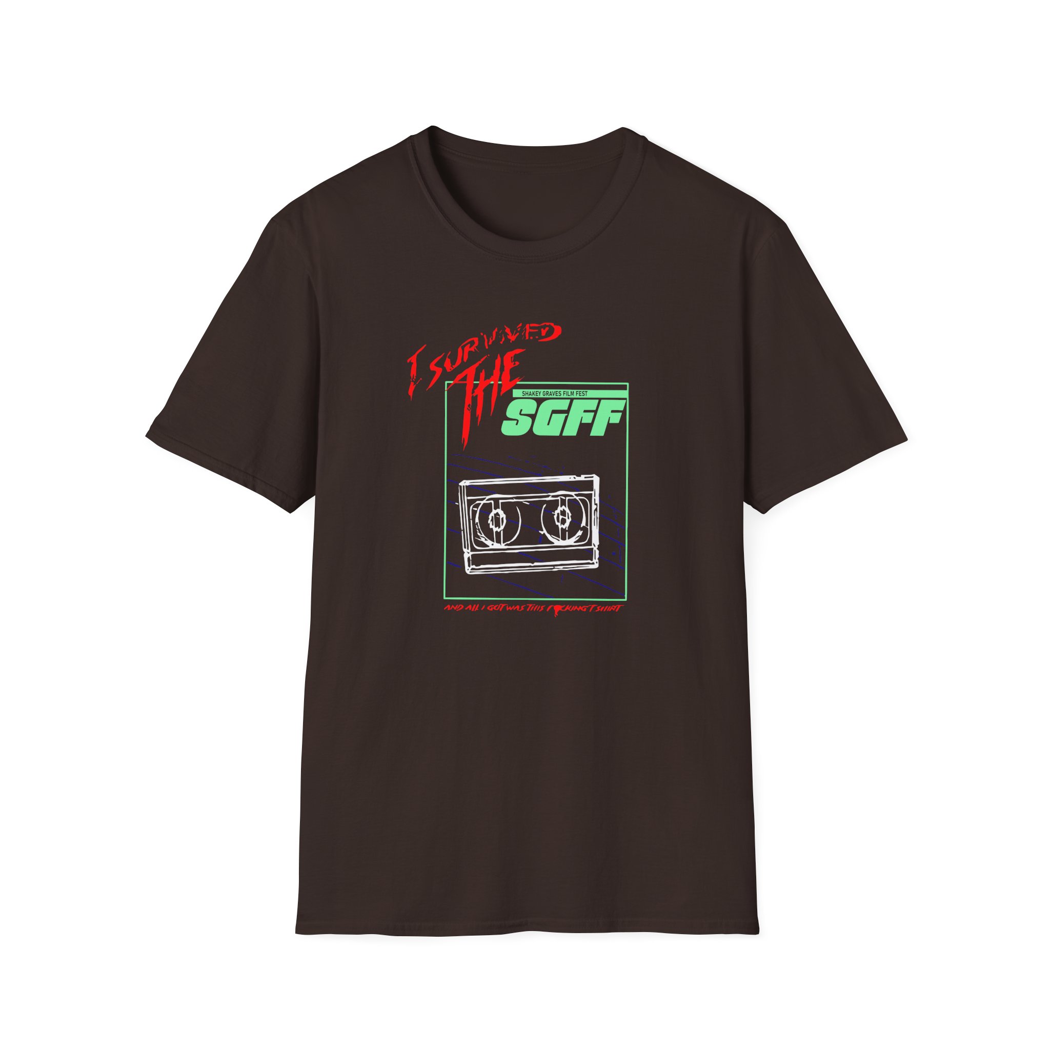 Shakey Graves Film Festival Unisex Softstyle T-Shirt