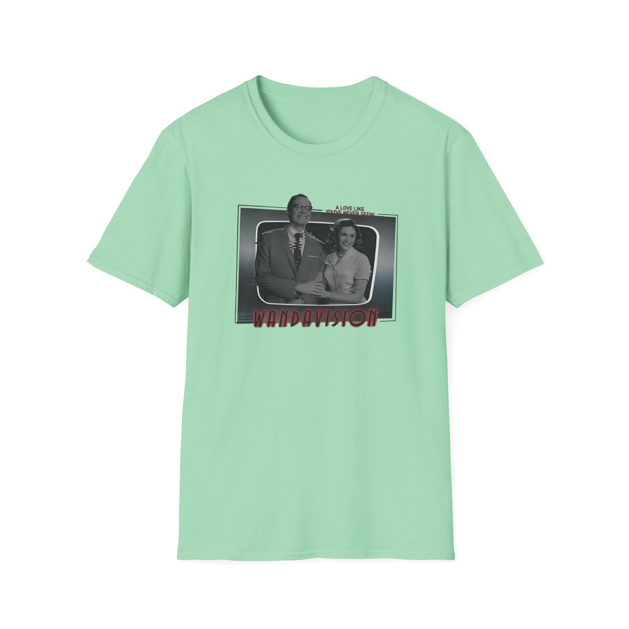 Marvel Wandavision Romantic Couple Unisex Softstyle T-Shirt