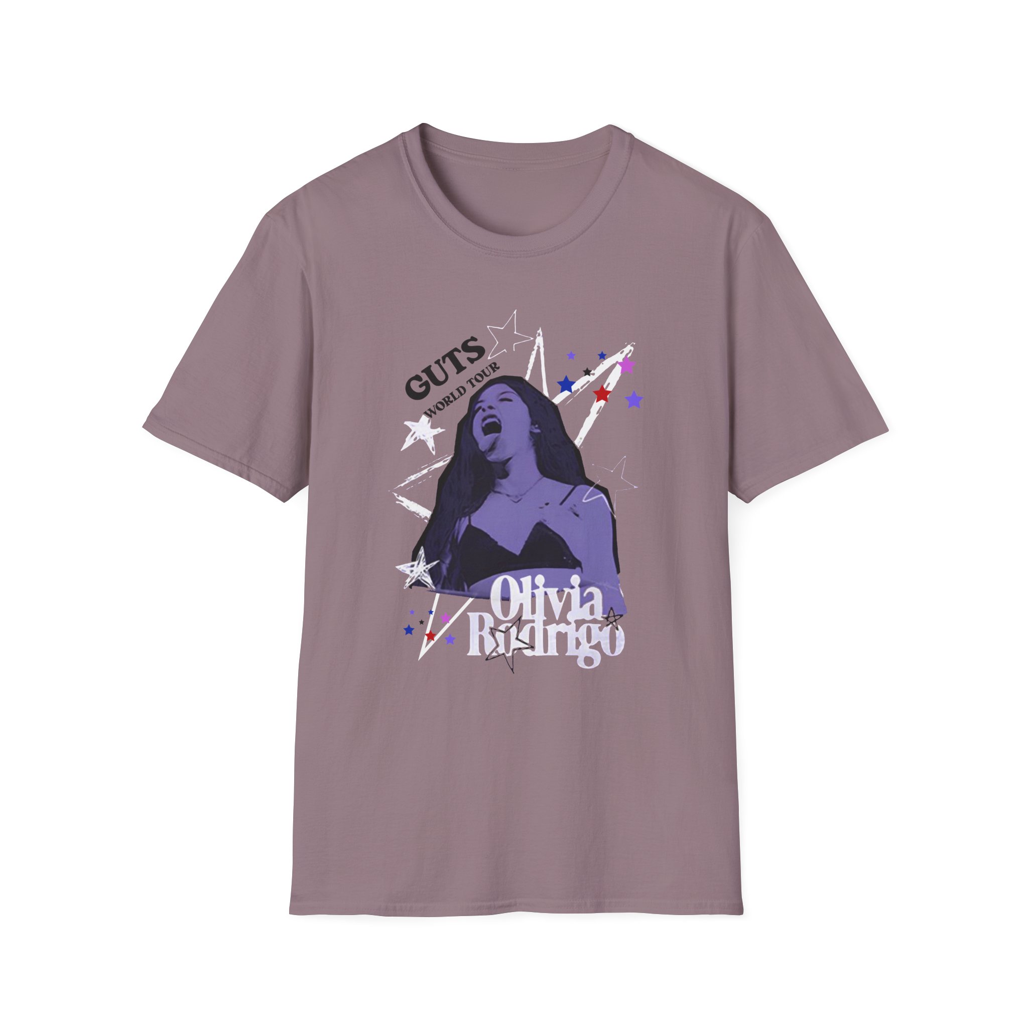 Olivia Rodrigo GUTS world tour unisex softstyle t-shirt