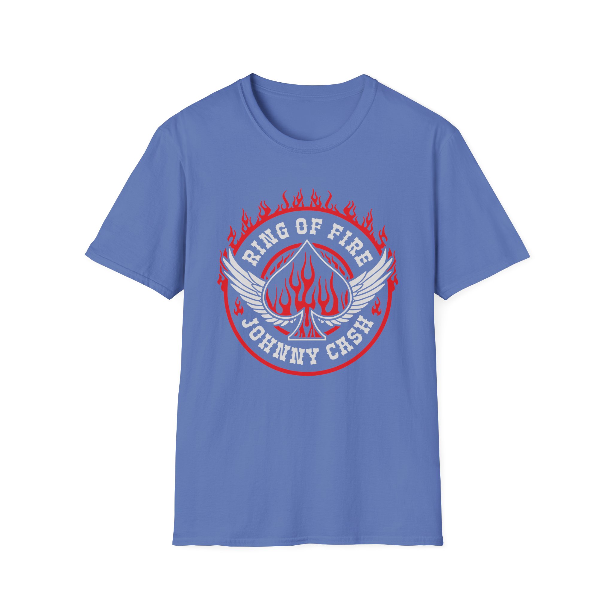 Johnny Cash Ring of Fire Unisex Softstyle T-Shirt