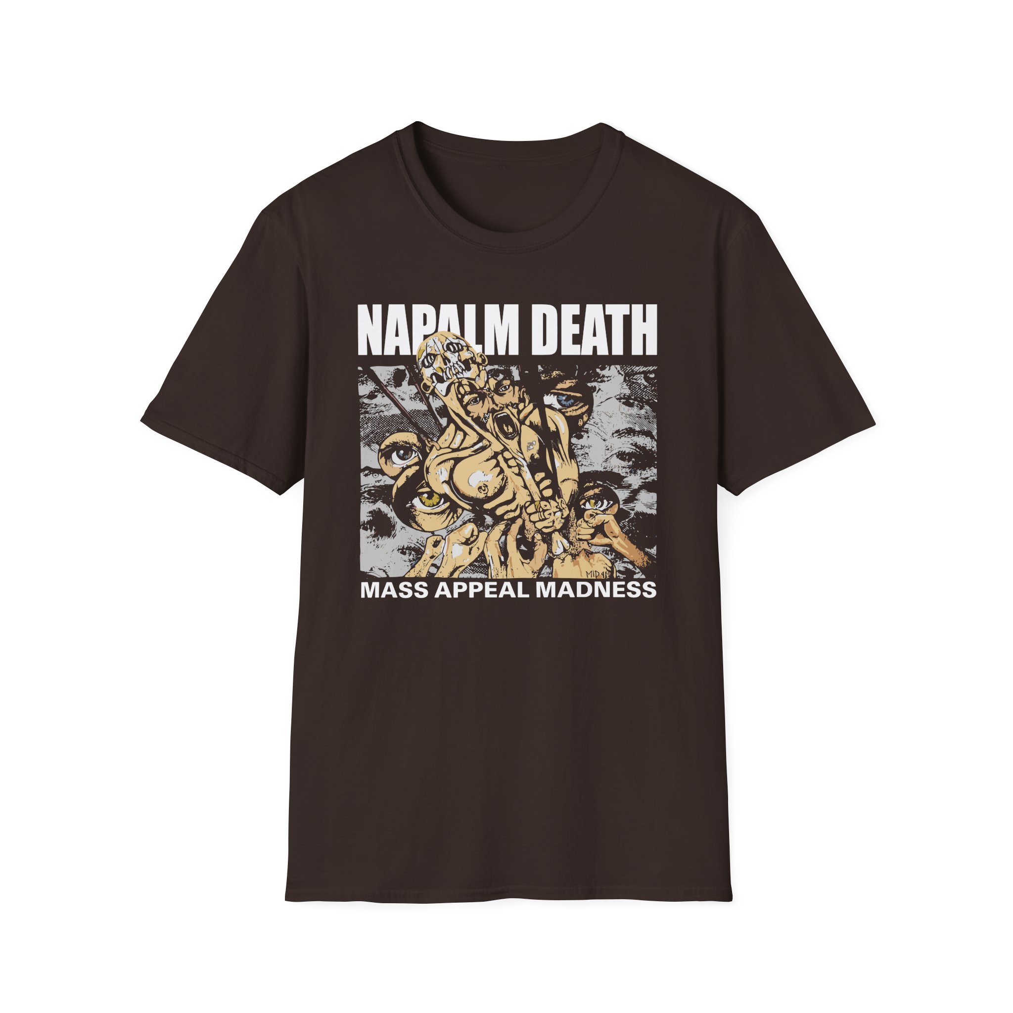 Napalm Death Mass Appeal Madness Unisex Softstyle T-Shirt