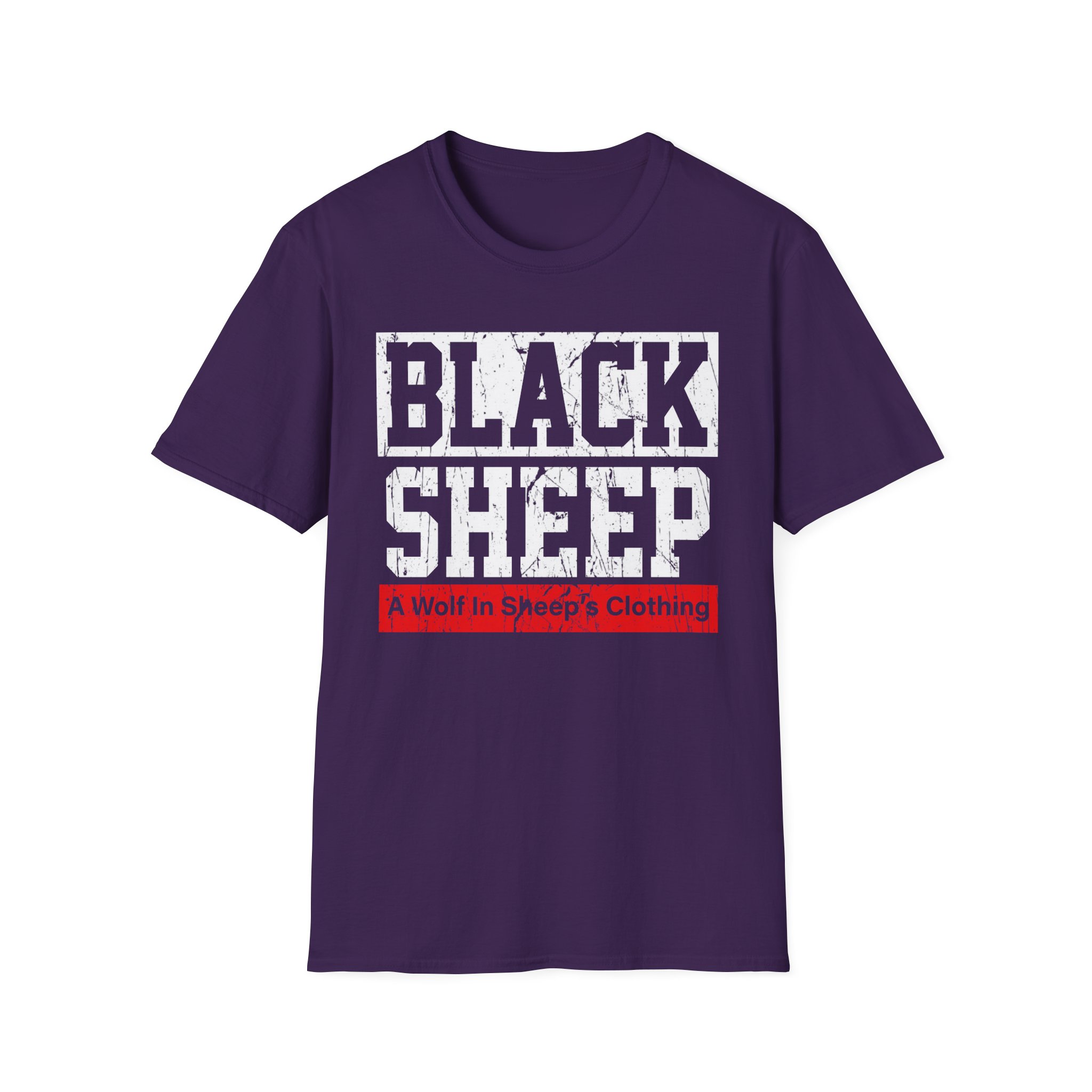 Black Sheep Wolf In Sheep's Unisex Softstyle T-Shirt